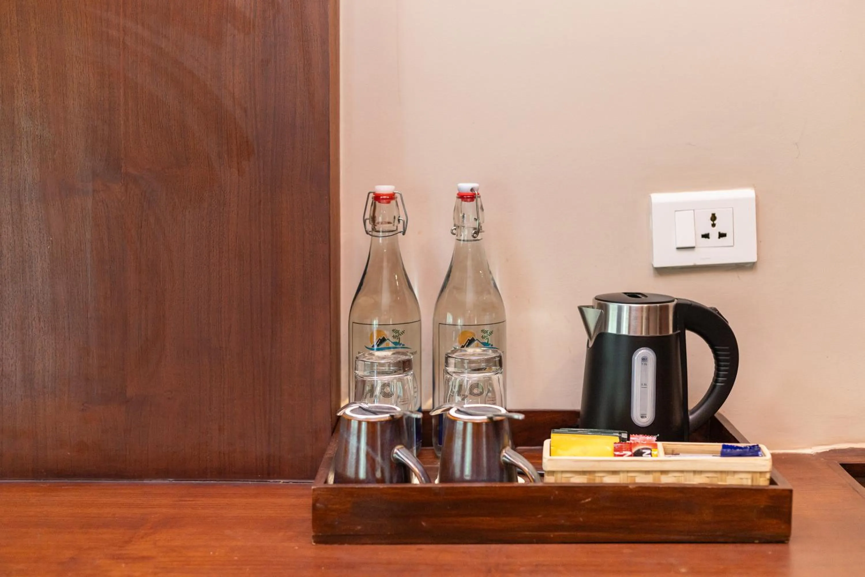 Coffee/tea facilities in River Bank Jungle Resort, Chitwan