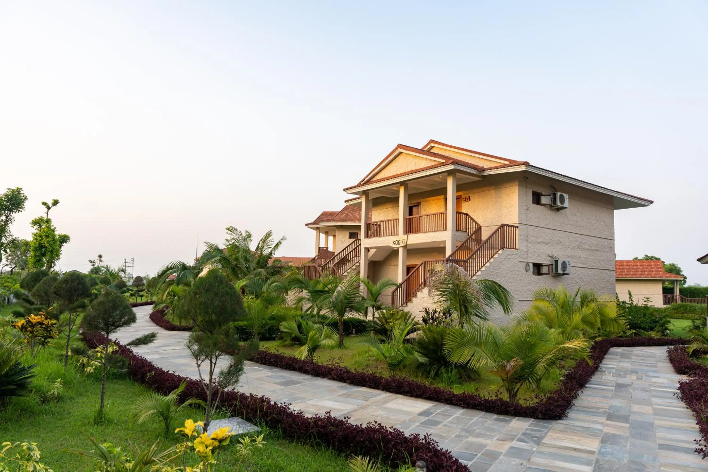 Property building in River Bank Jungle Resort, Chitwan