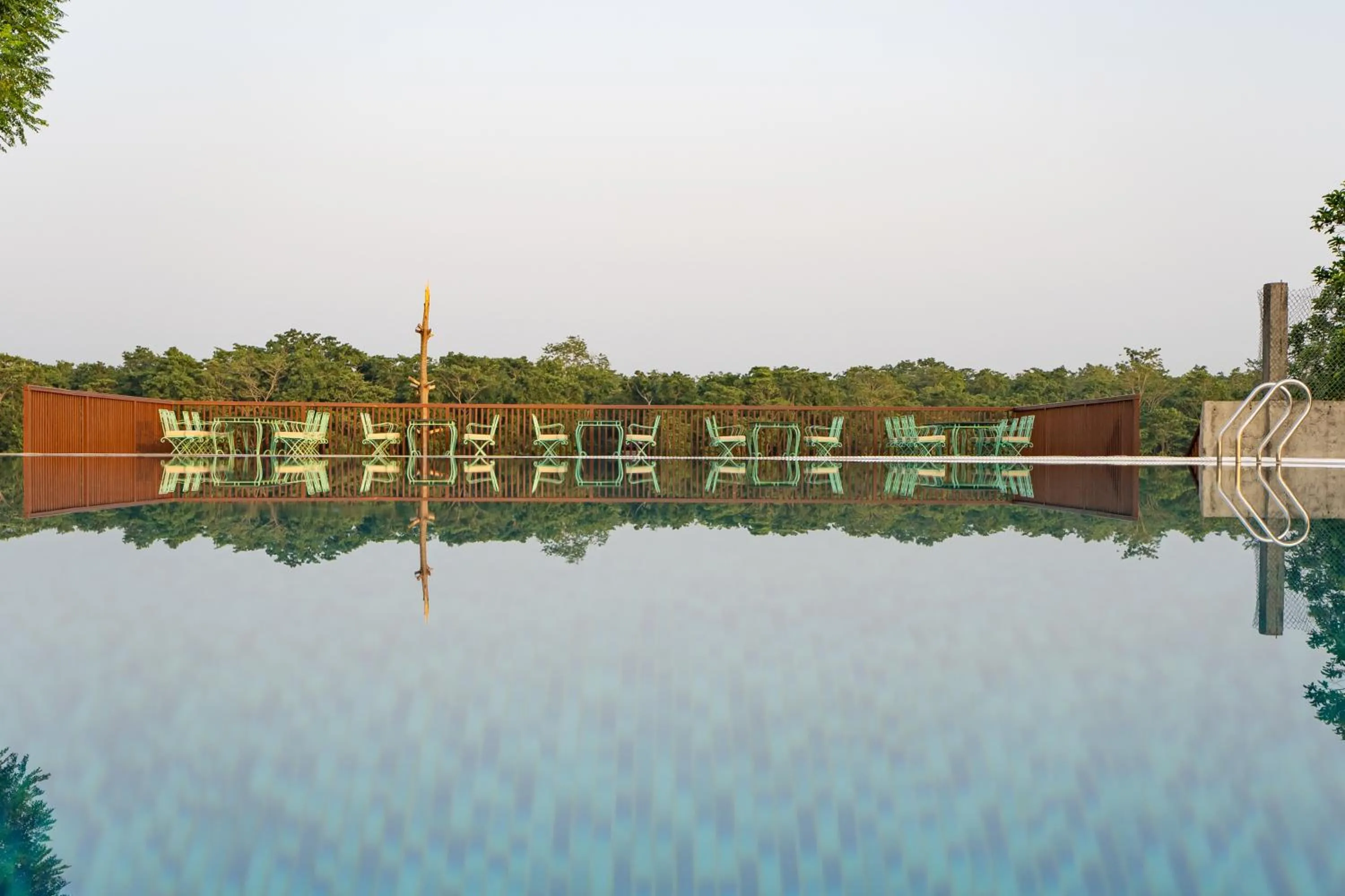 Natural landscape in River Bank Jungle Resort, Chitwan