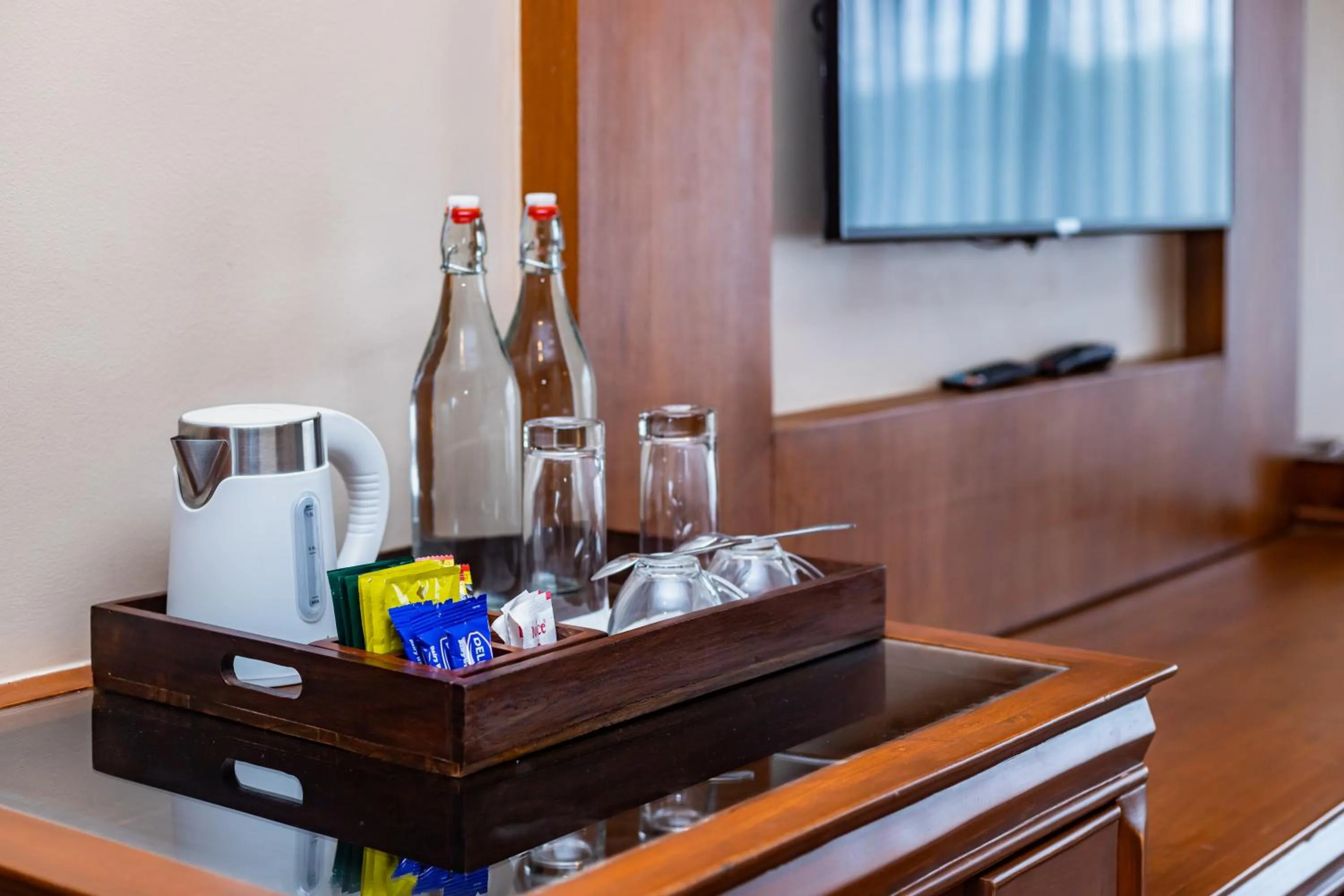 Food and drinks in River Bank Jungle Resort, Chitwan