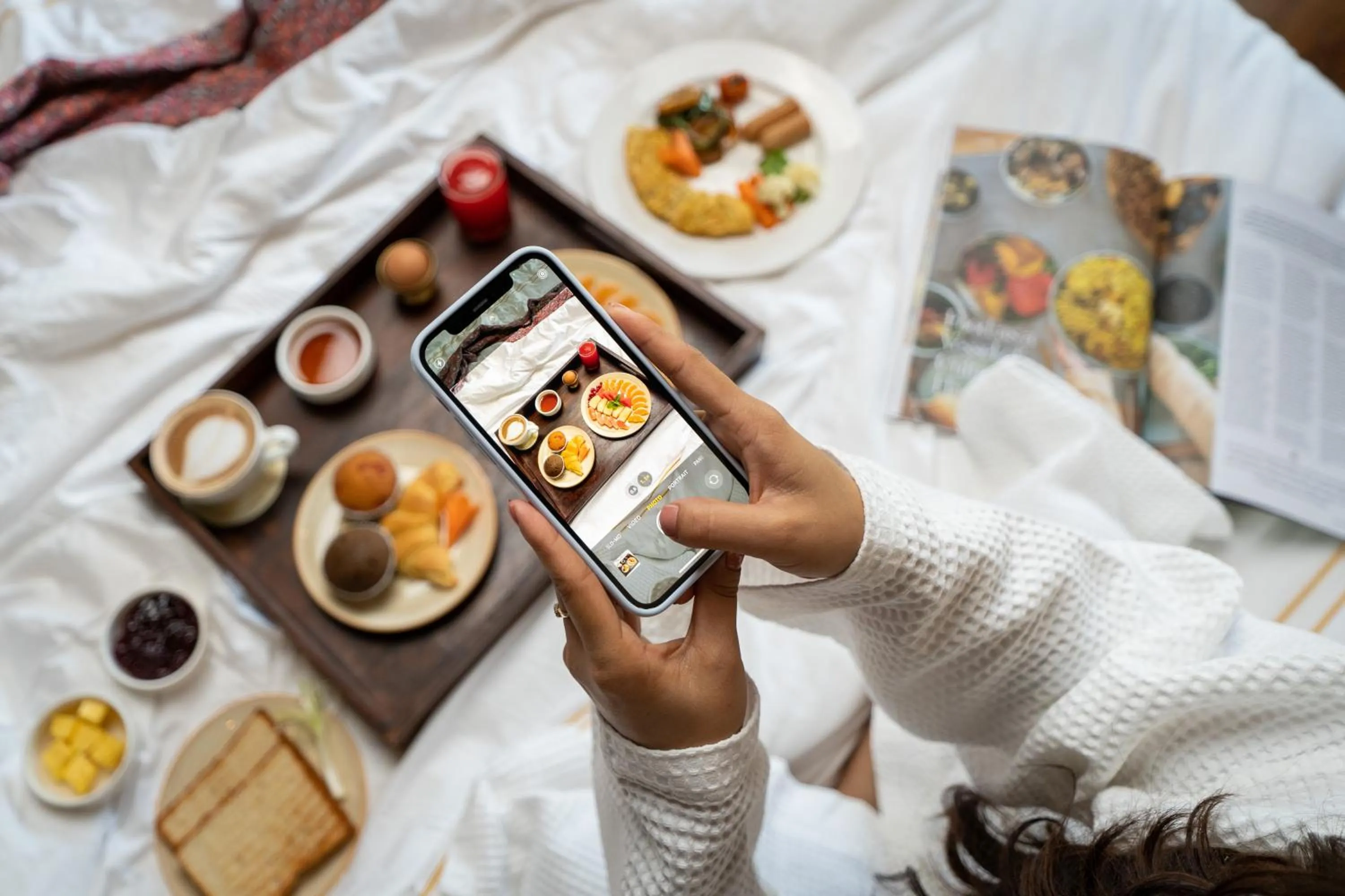 Breakfast in River Bank Jungle Resort, Chitwan
