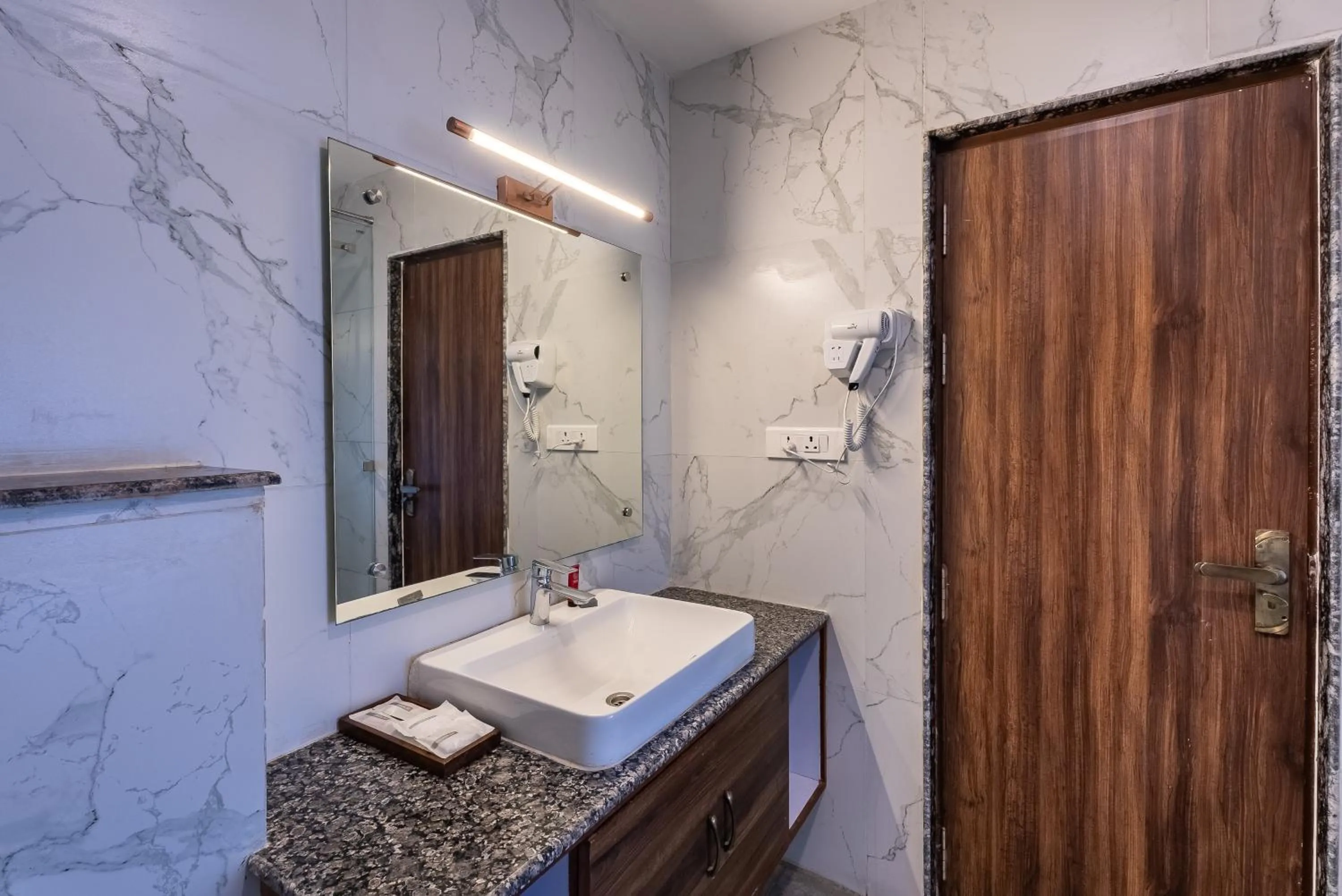 Bathroom in River Bank Jungle Resort, Chitwan