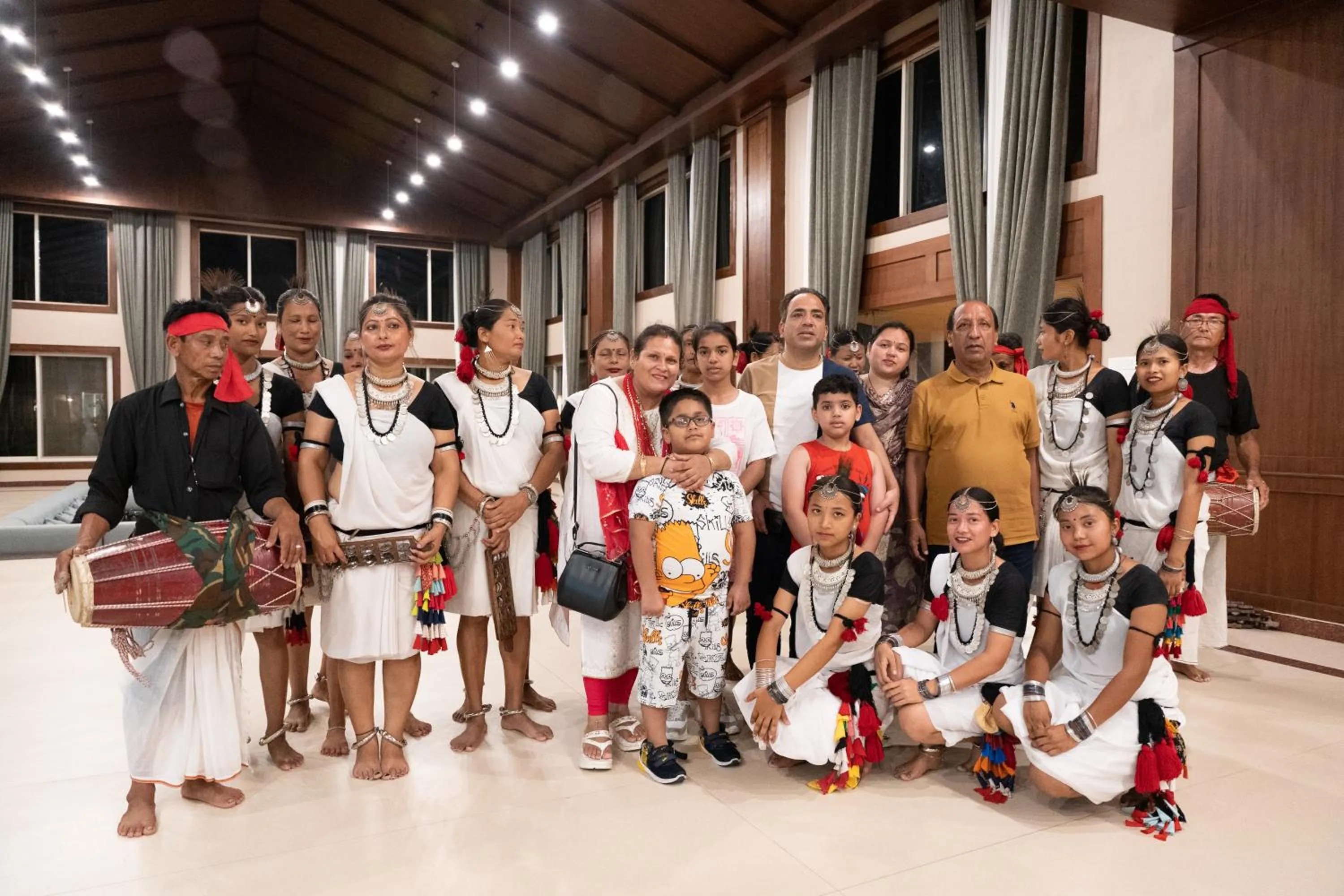 Evening entertainment in River Bank Jungle Resort, Chitwan