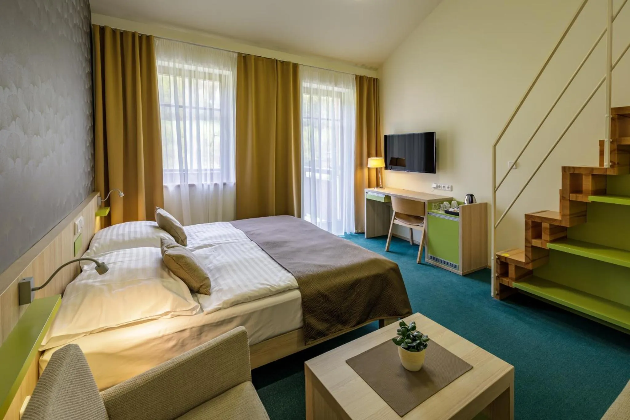 Bedroom, Bed in Peras Wellness Hotel