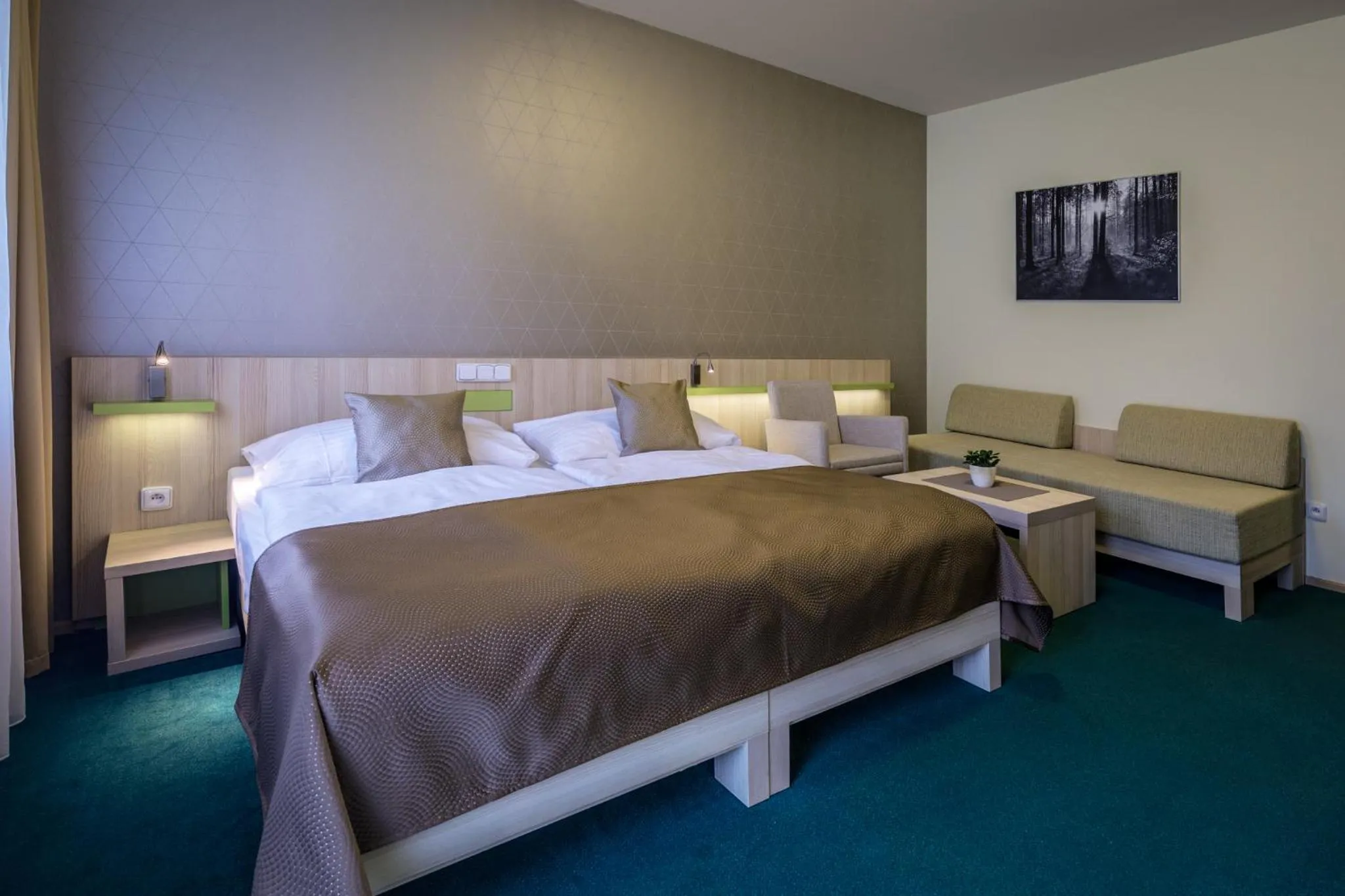 Bedroom, Bed in Peras Wellness Hotel