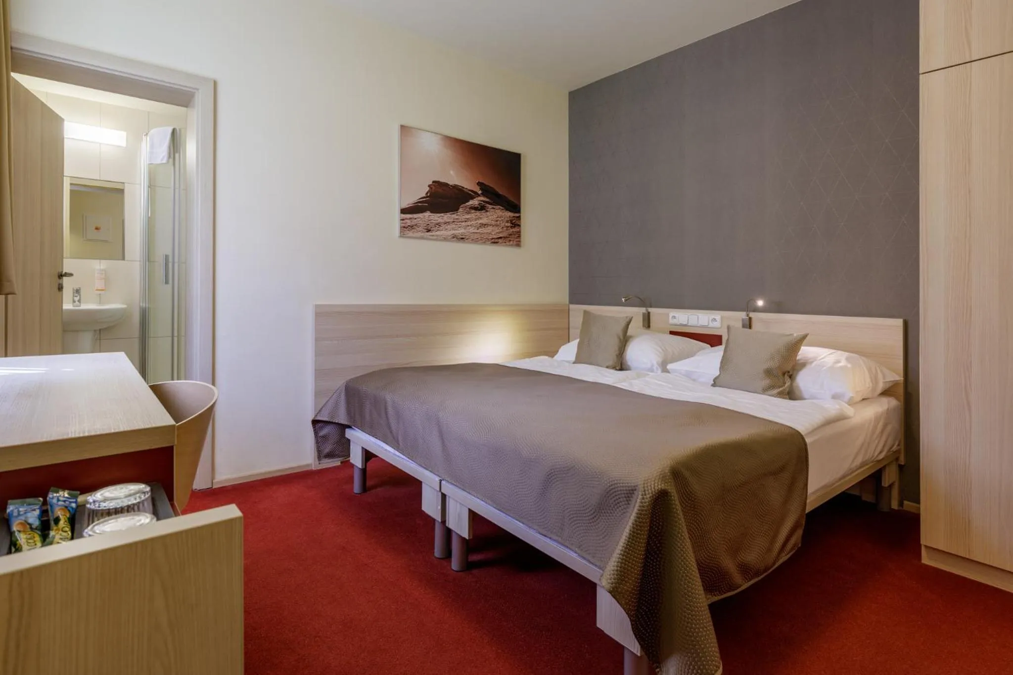 Bedroom, Bed in Peras Wellness Hotel