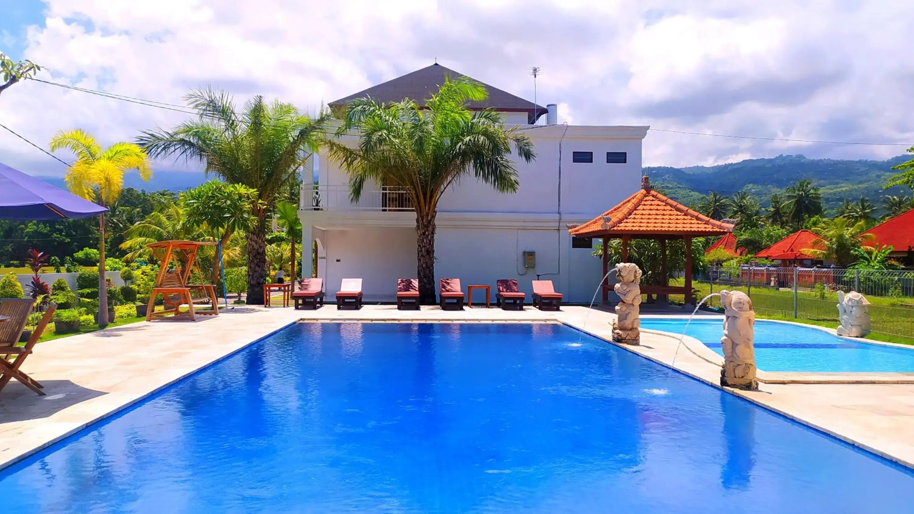 Swimming pool in Puri Lovina Swimming pool in Puri Lovina