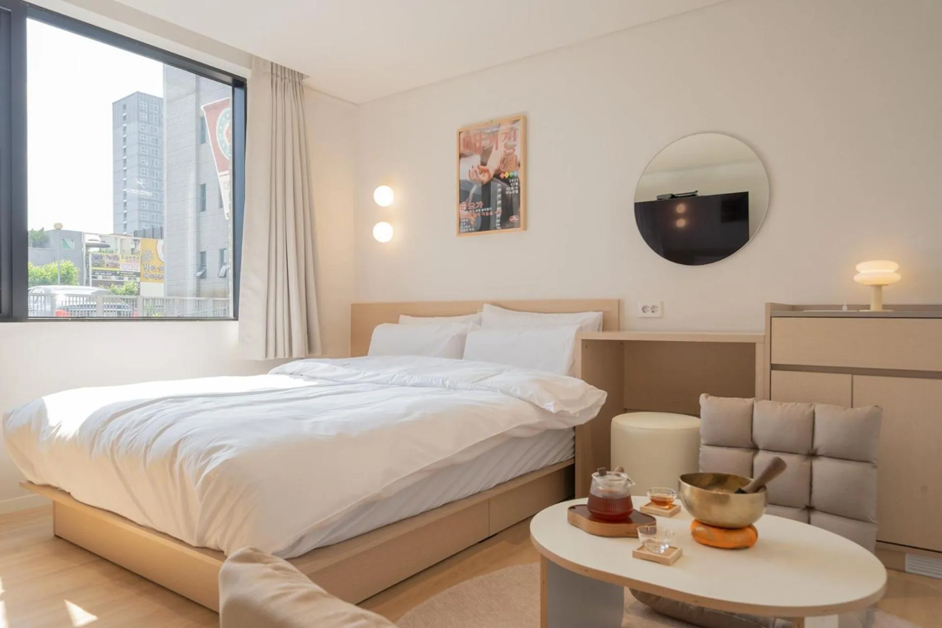 Bed in Anook Hotel Daejeon Daeheung