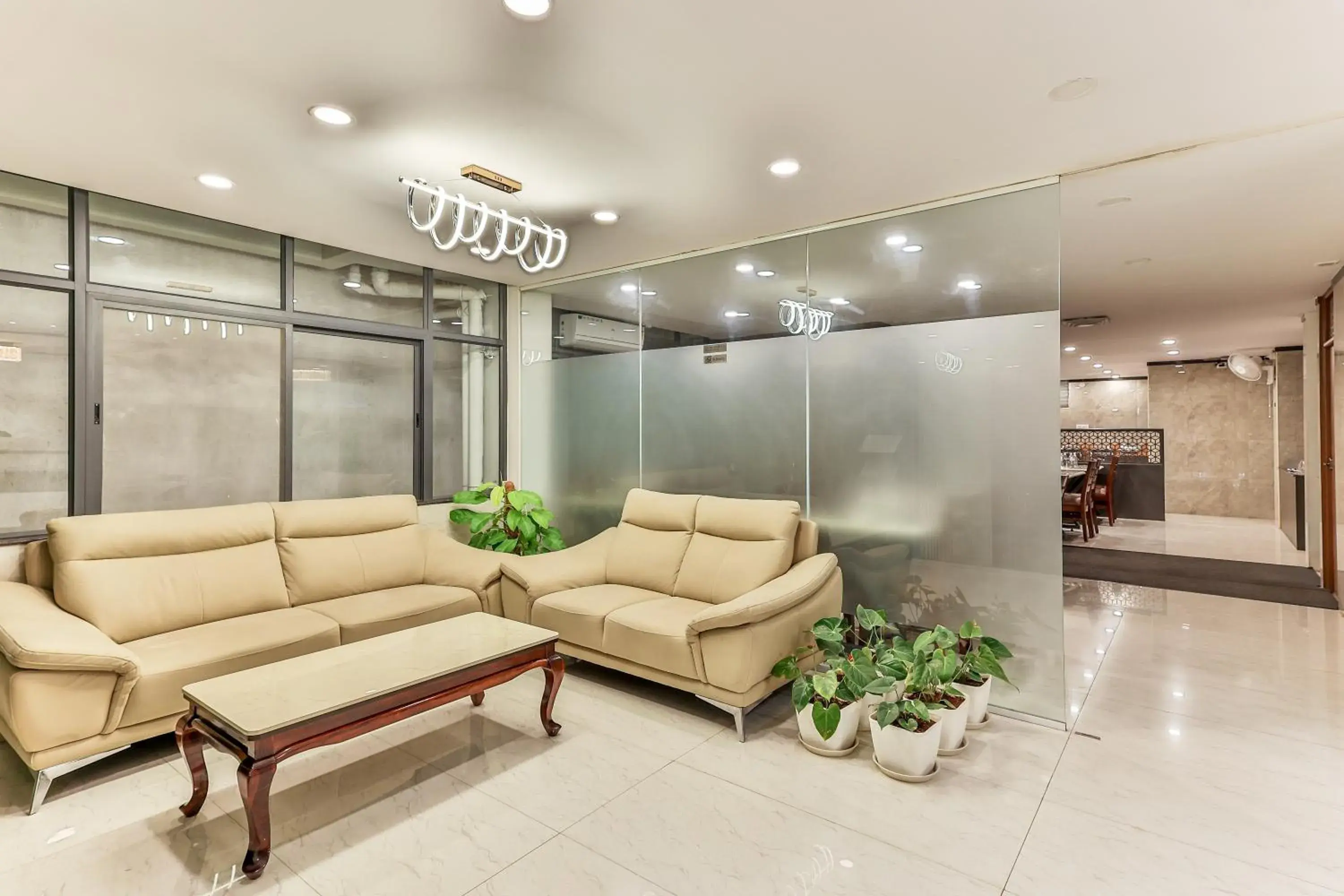 Lobby or reception in The Auberge Boutique Hotel - Manyata Tech Park Lobby or reception in The Auberge Boutique Hotel - Manyata Tech Park