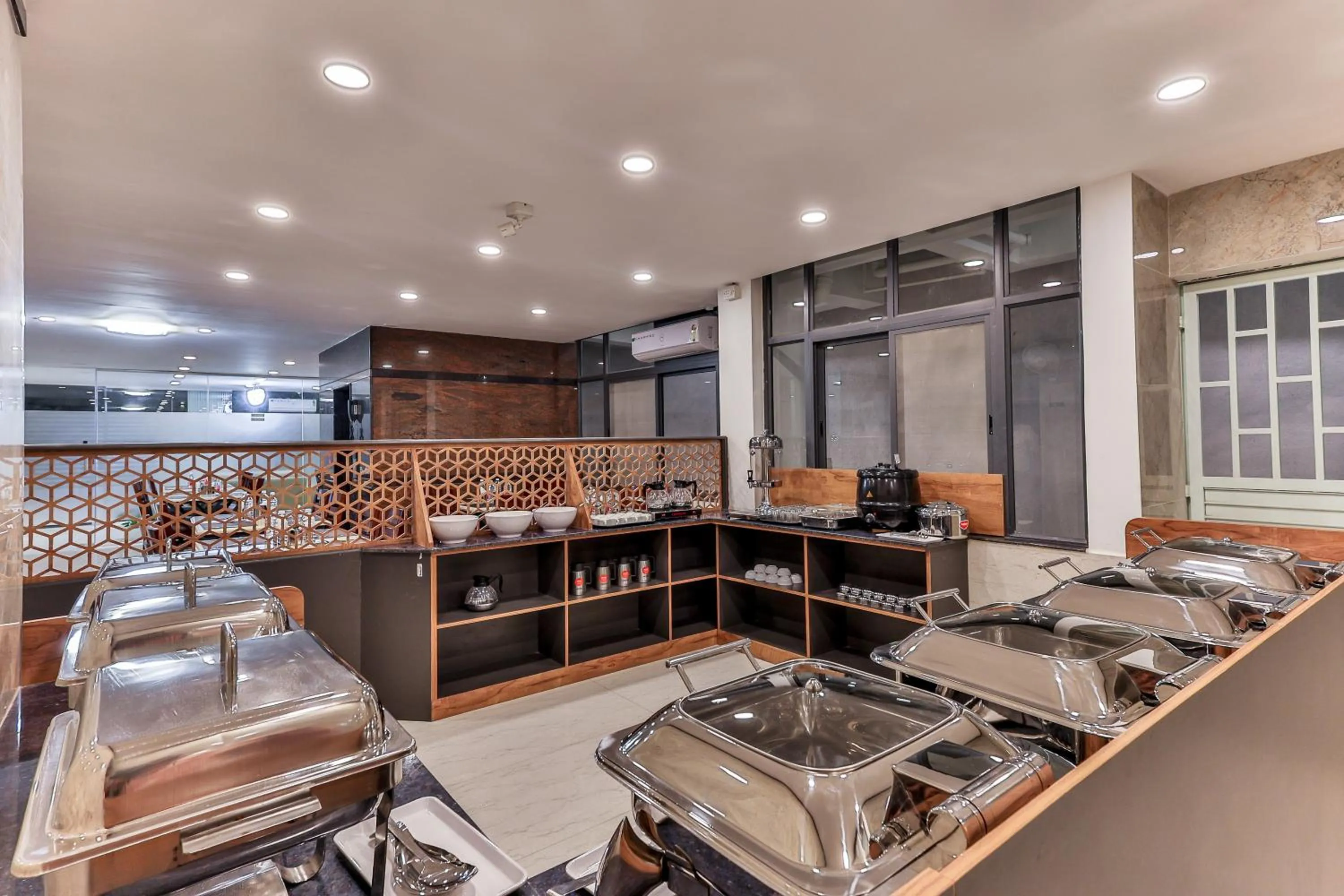 Breakfast in The Auberge Boutique Hotel - Manyata Tech Park