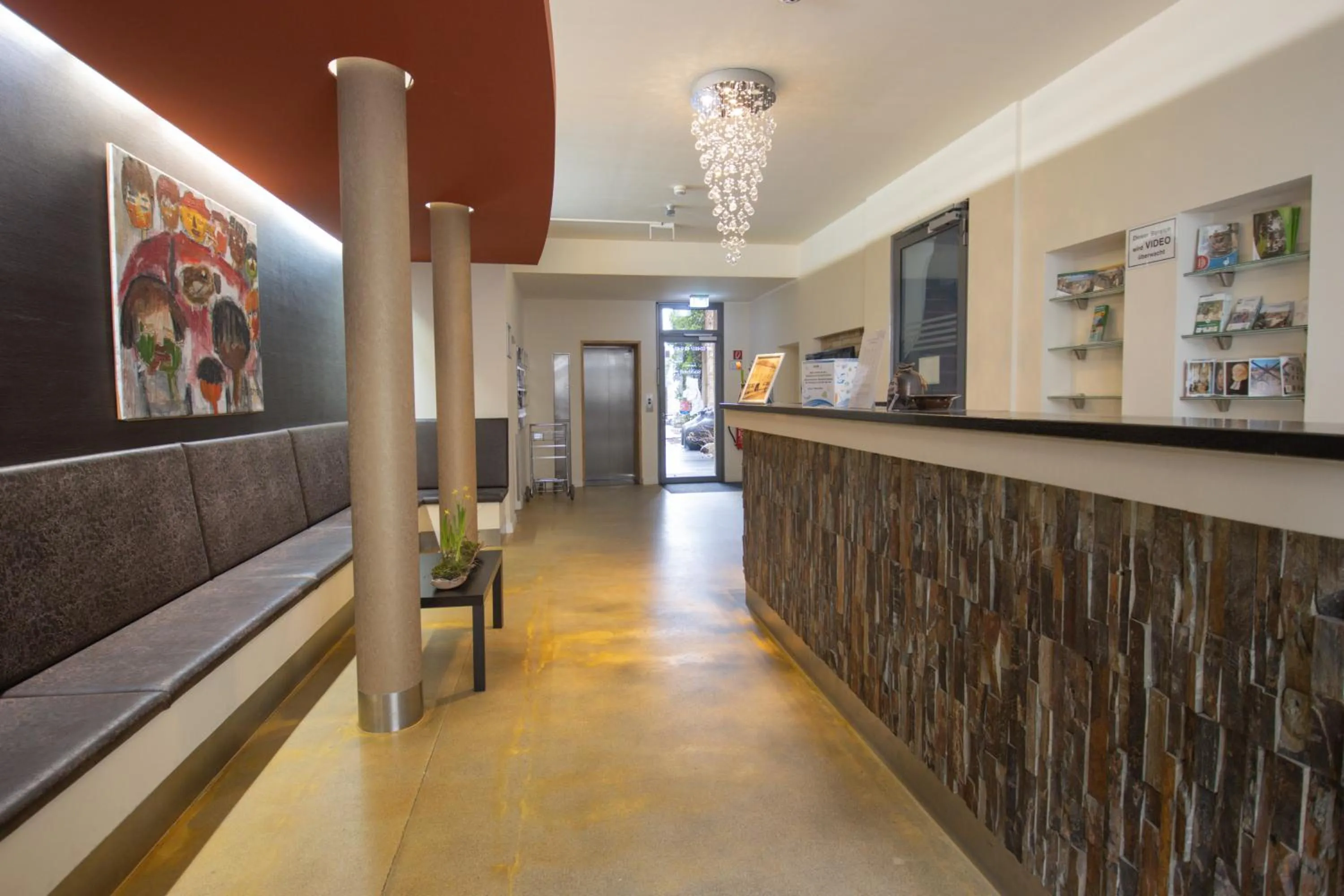 Lobby or reception in Boutique Hotel Schwarzer Baer