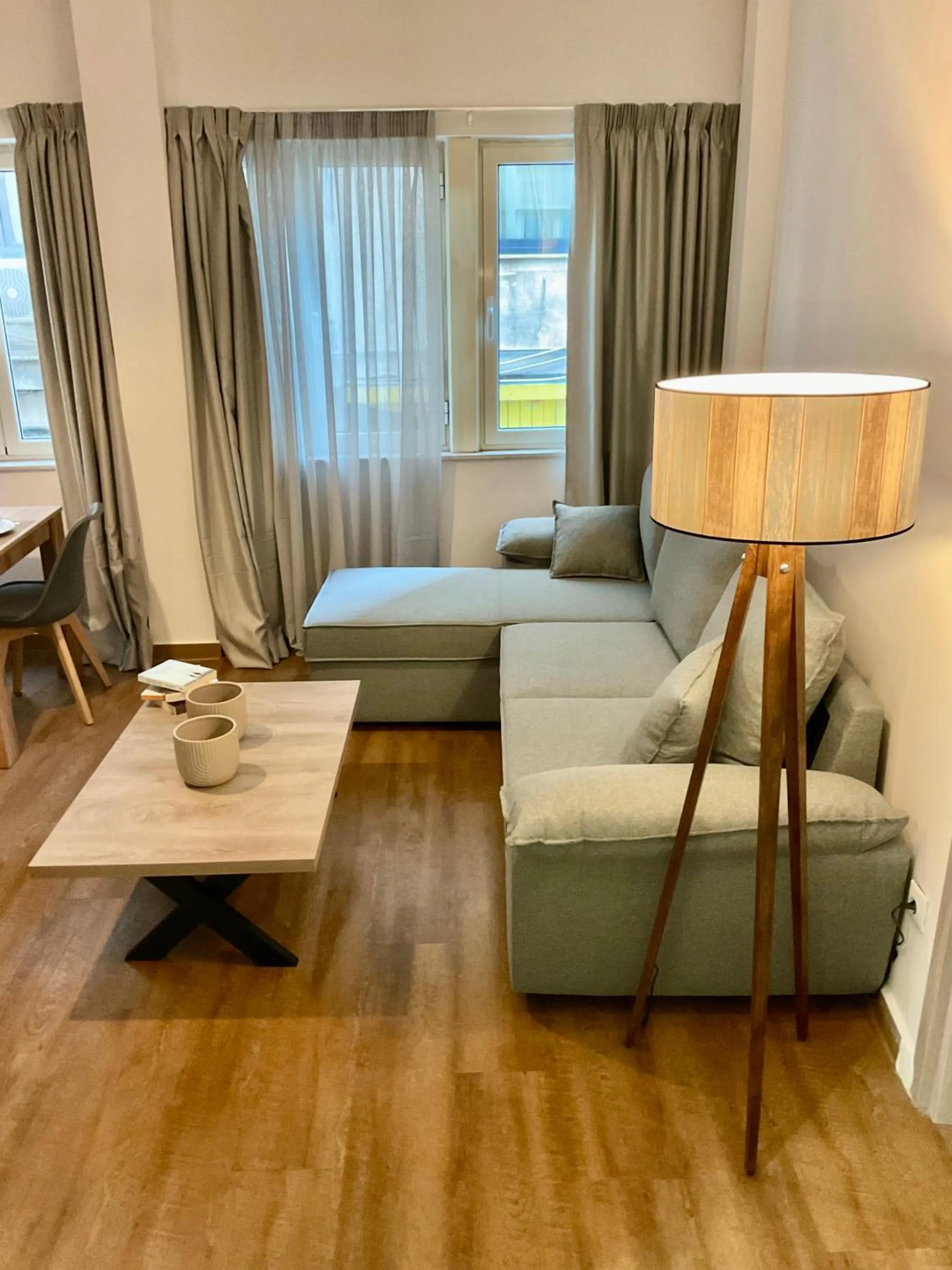 Bed in Compass Lofts Athens