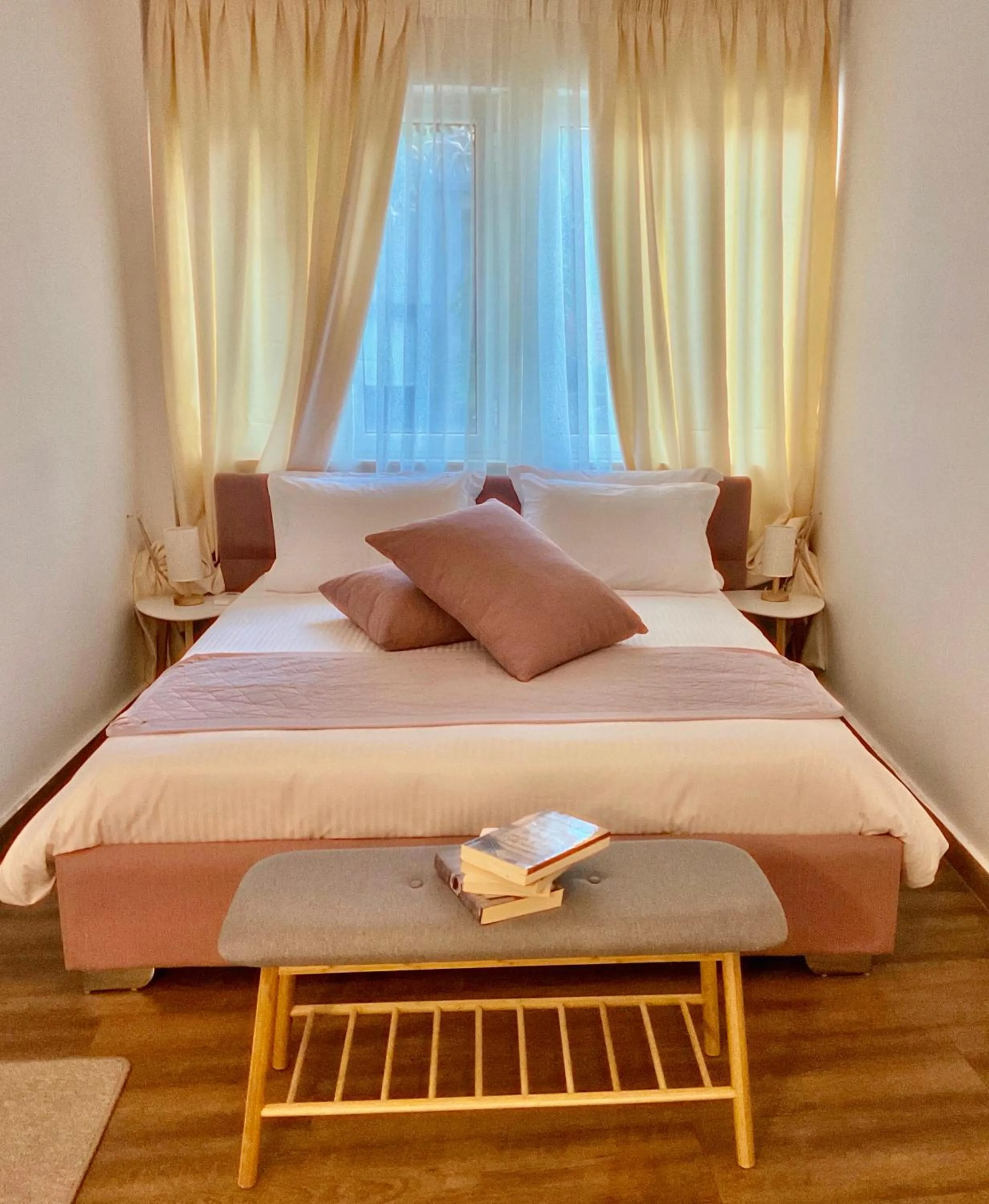 Bed in Compass Lofts Athens