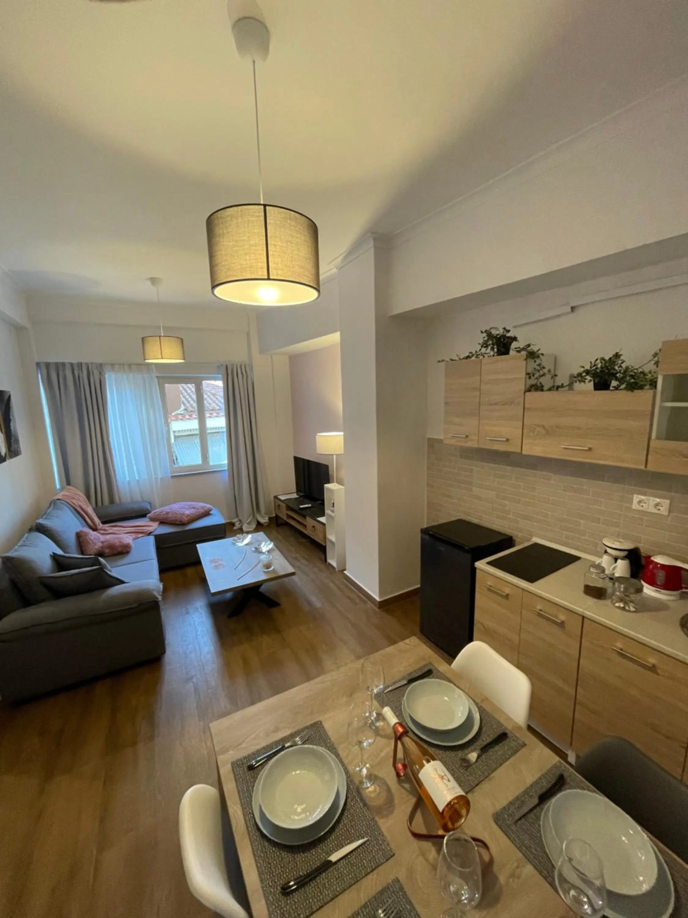 Bed in Compass Lofts Athens