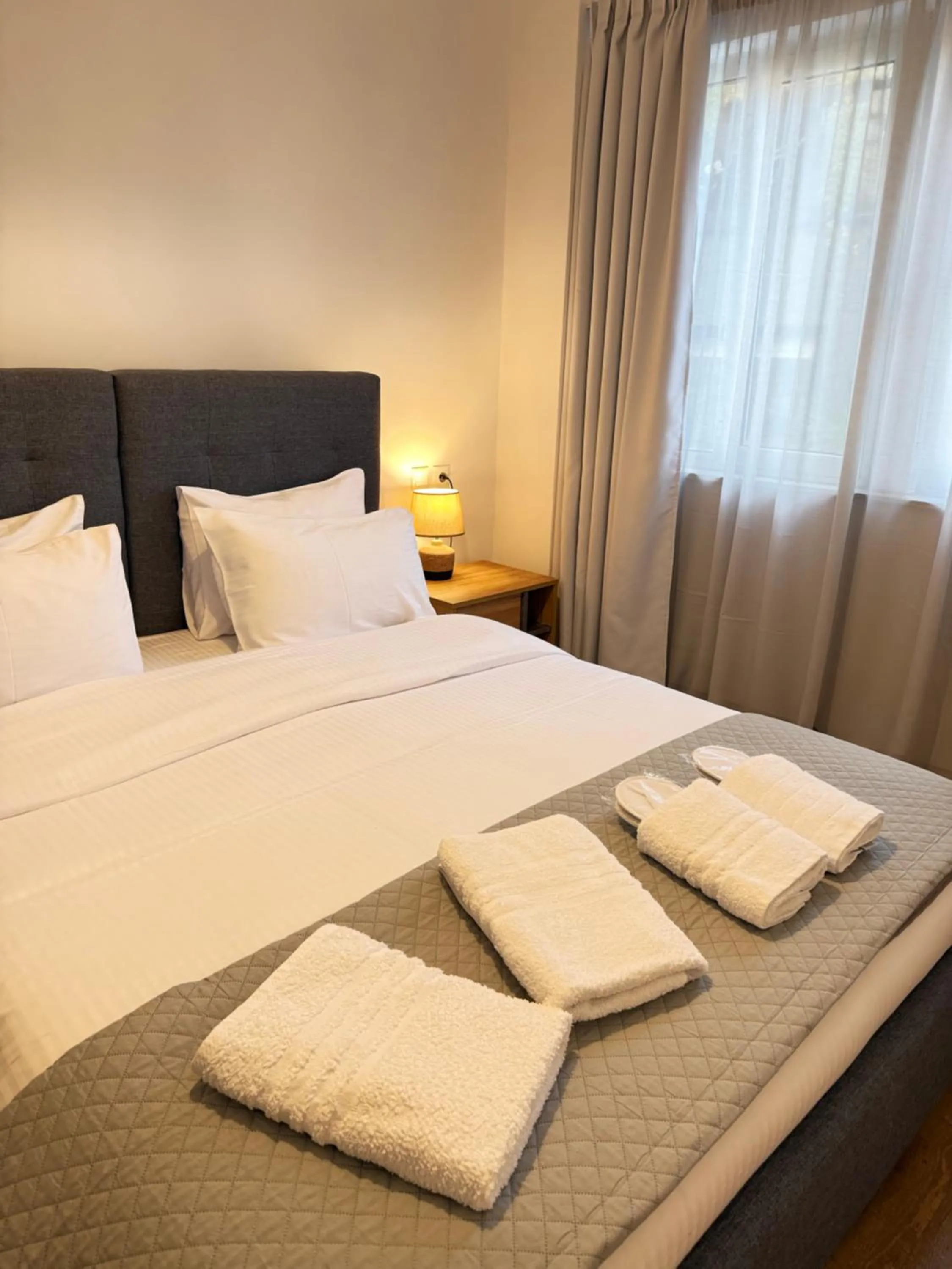 Bed in Compass Lofts Athens