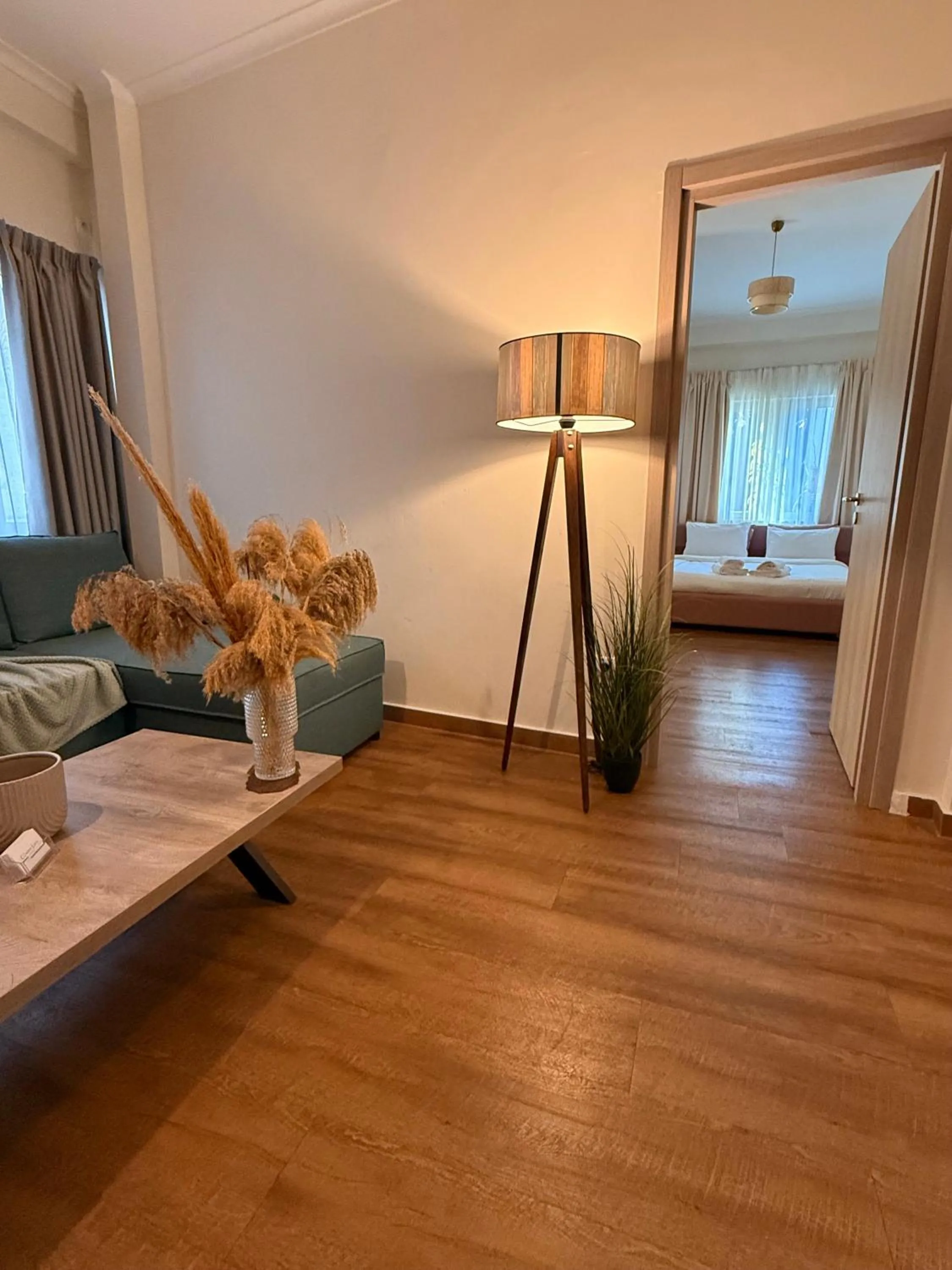 Bed in Compass Lofts Athens