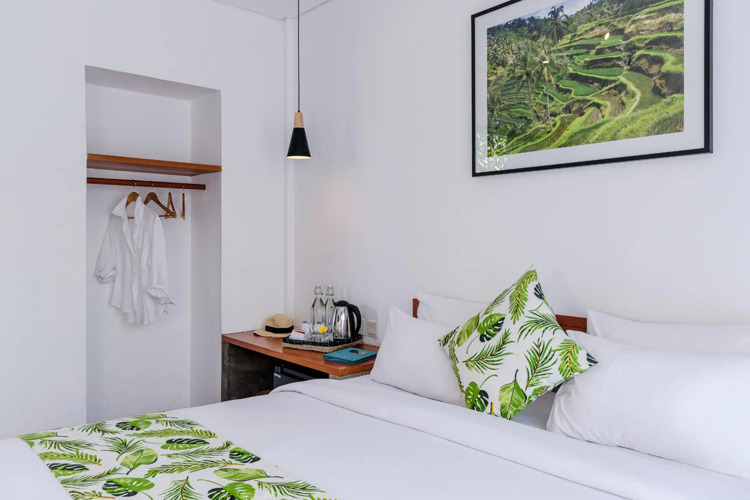 Bed in Chandi Hotel Ubud