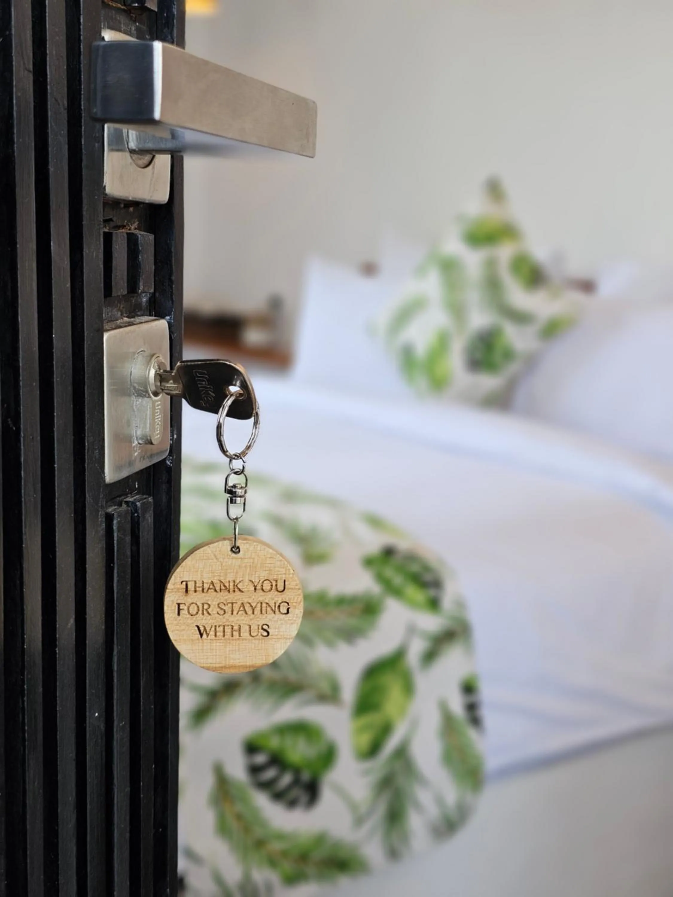 Bed in Chandi Hotel Ubud