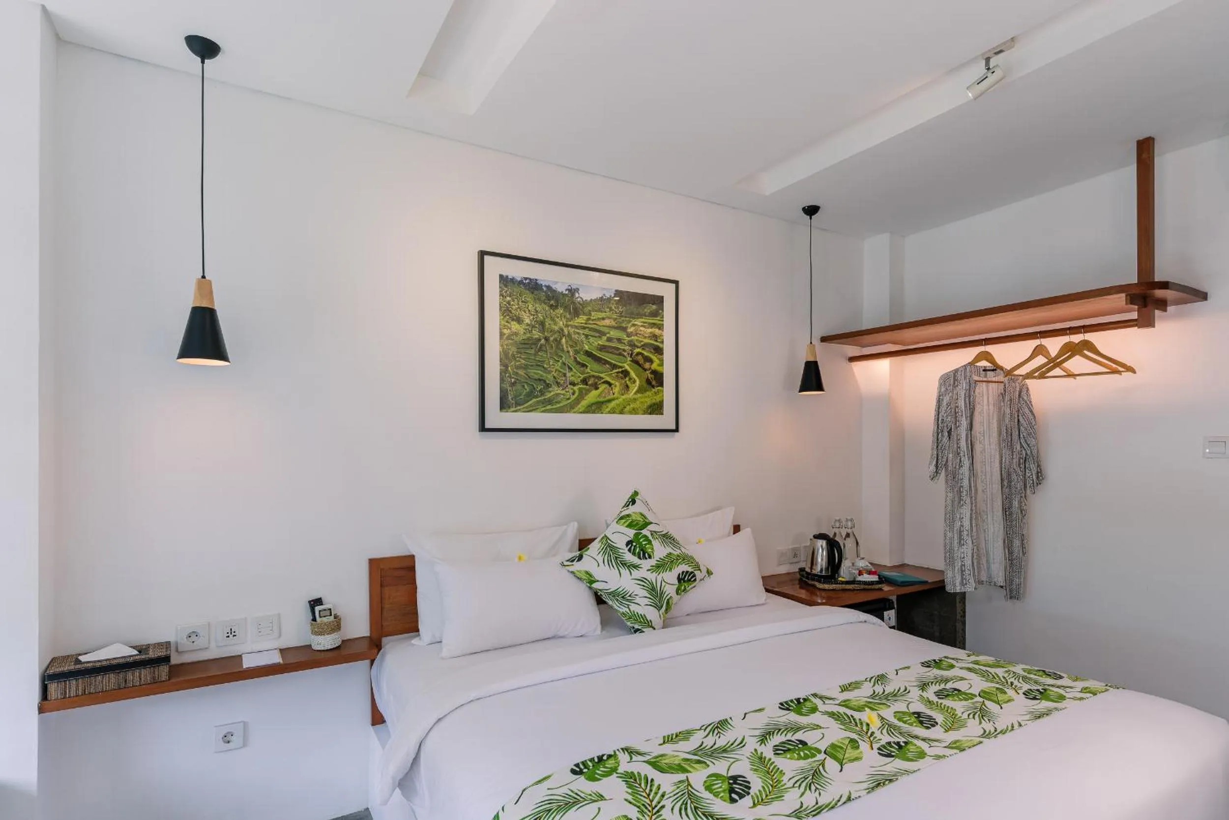 Bed in Chandi Hotel Ubud