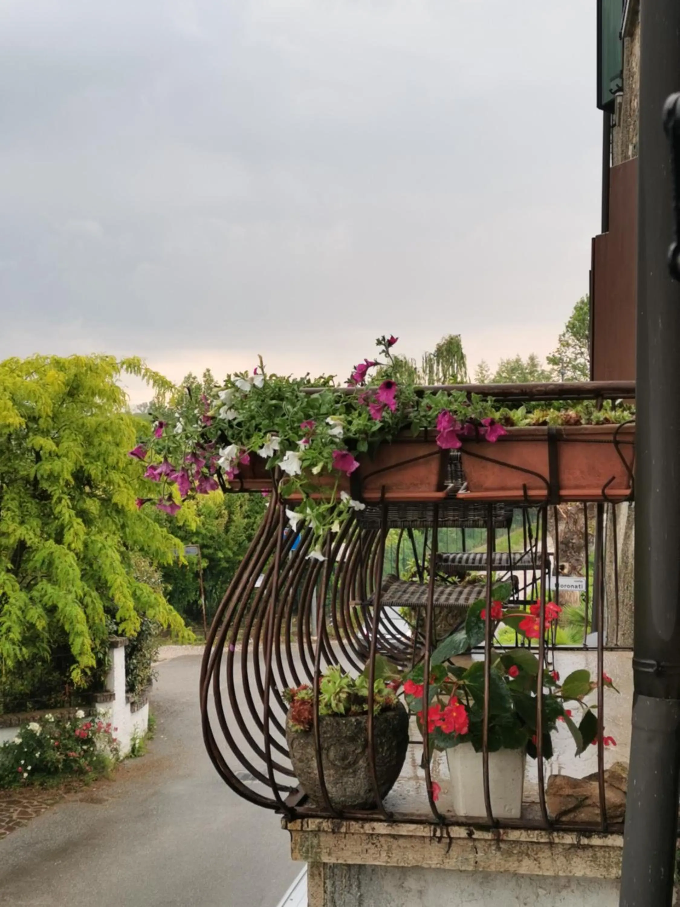 Garden view in B&B LaMaGia di Corte Moronati