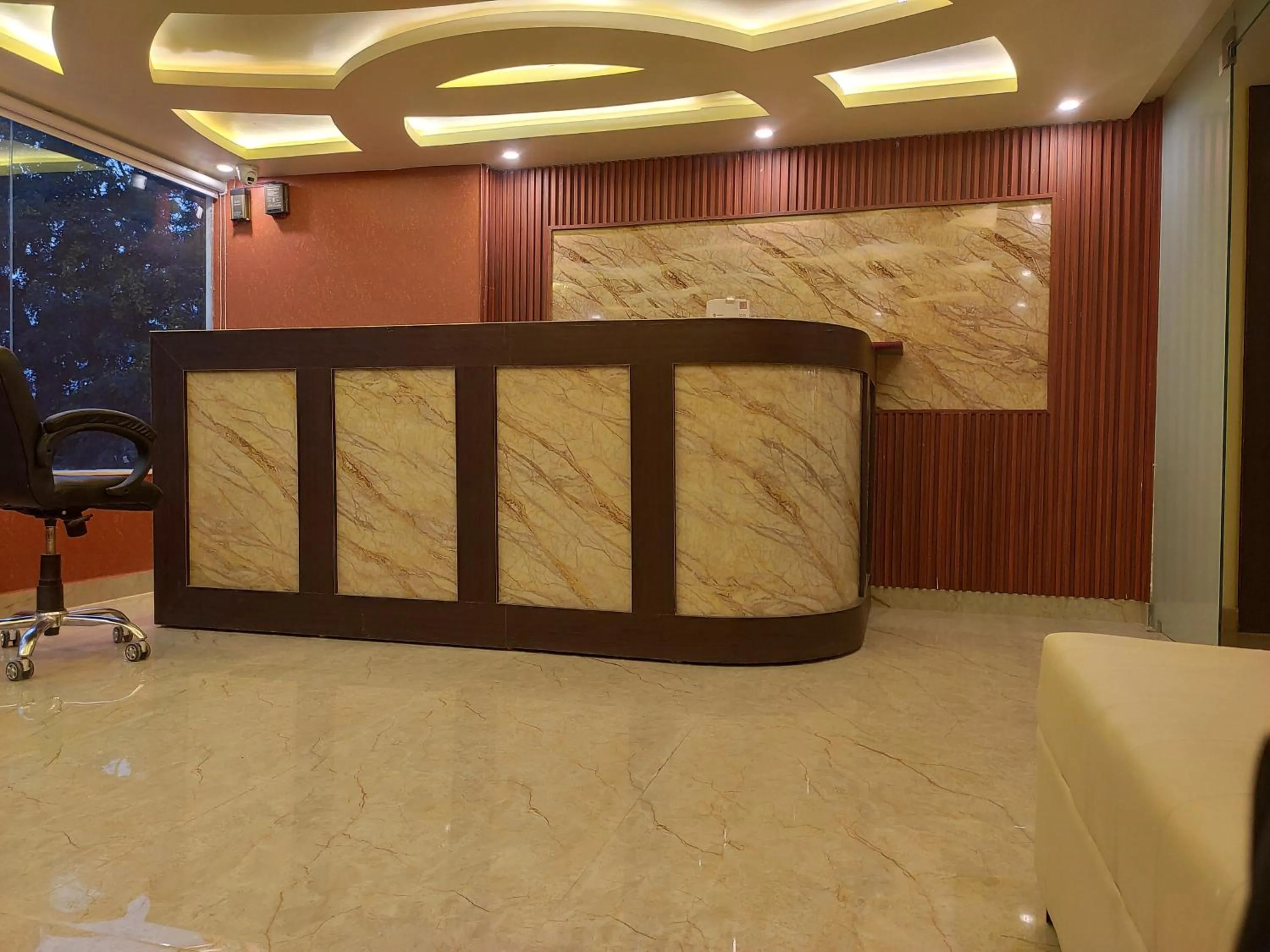 Seating area in Royal View Residency