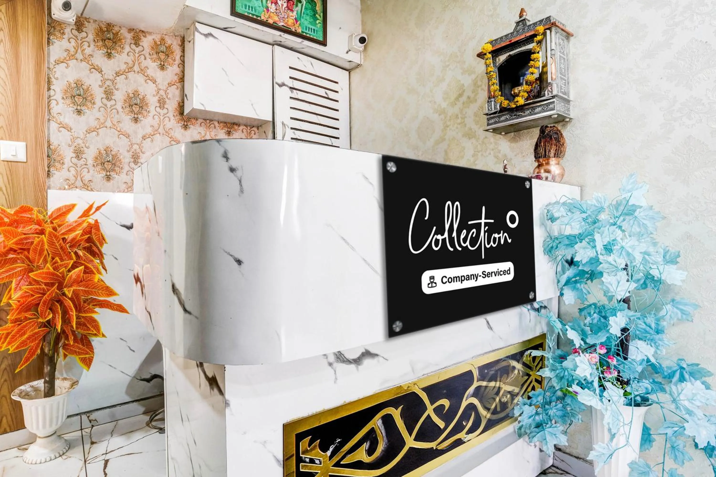 Lobby or reception in Super Collection O Maninagar Near Railway Station formerly A1 Residency