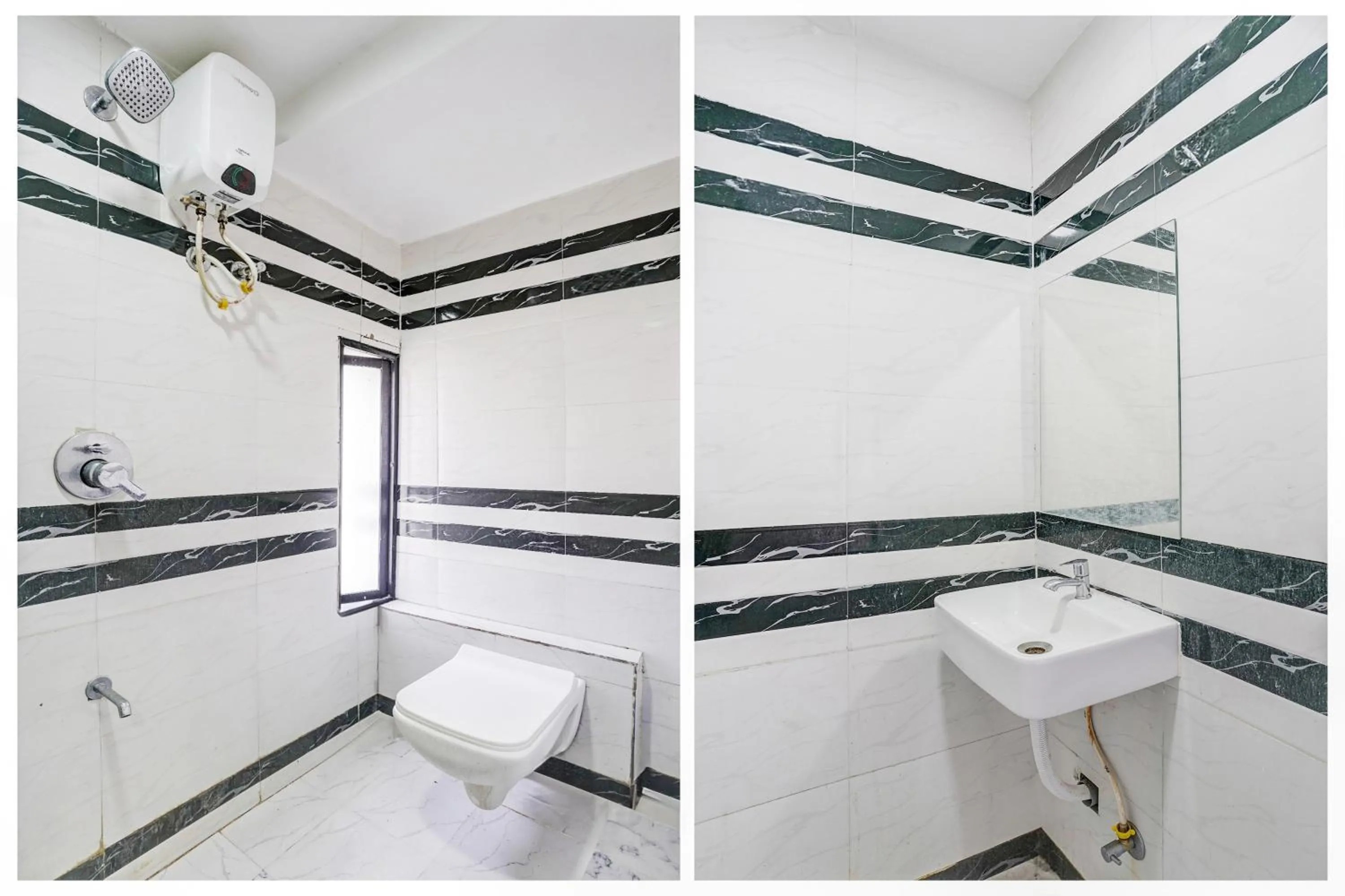 Bathroom in Super Collection O Maninagar Near Railway Station formerly A1 Residency