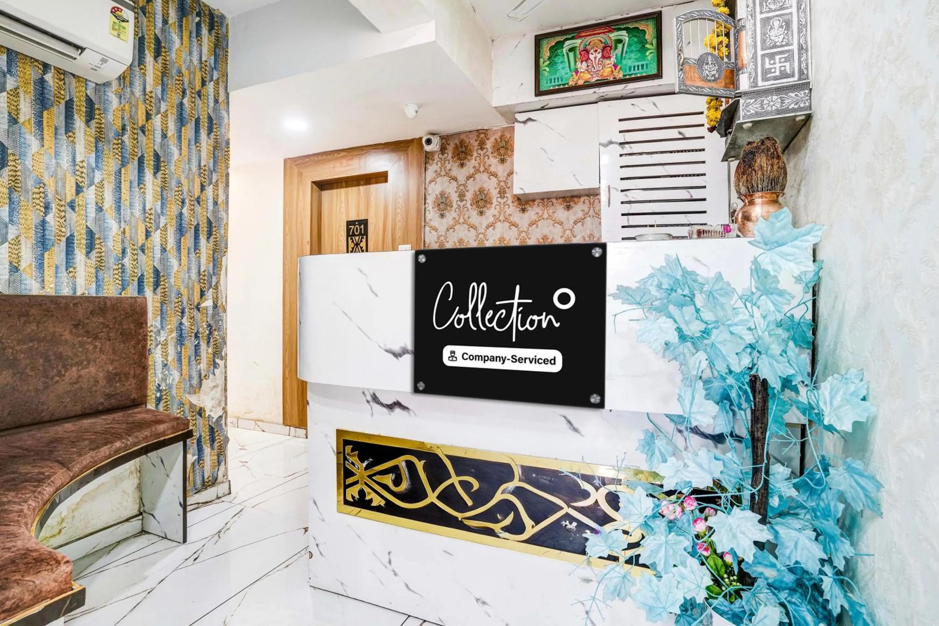 Lobby or reception in Super Collection O Maninagar Near Railway Station formerly A1 Residency