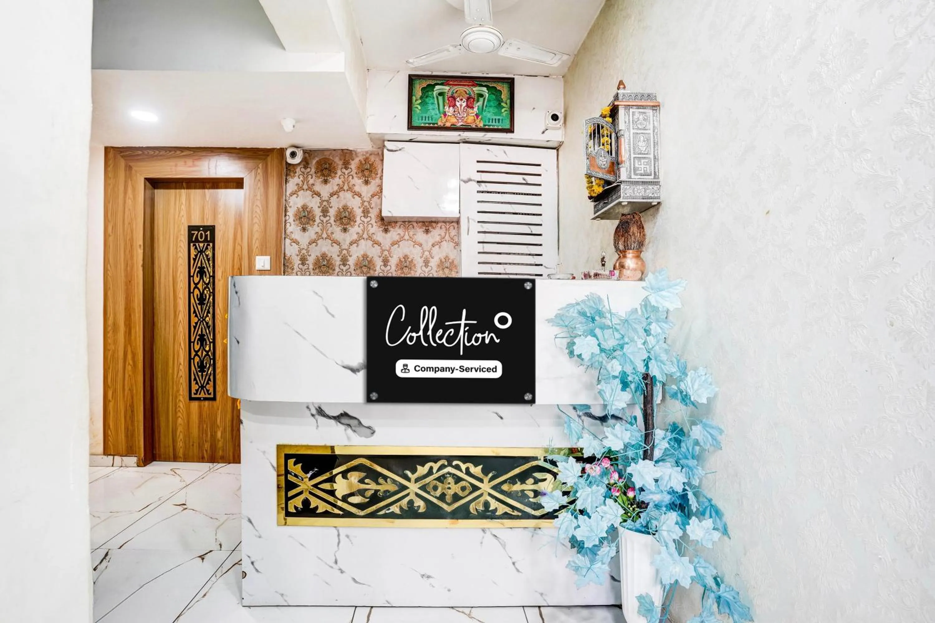 Lobby or reception in Super Collection O Maninagar Near Railway Station formerly A1 Residency