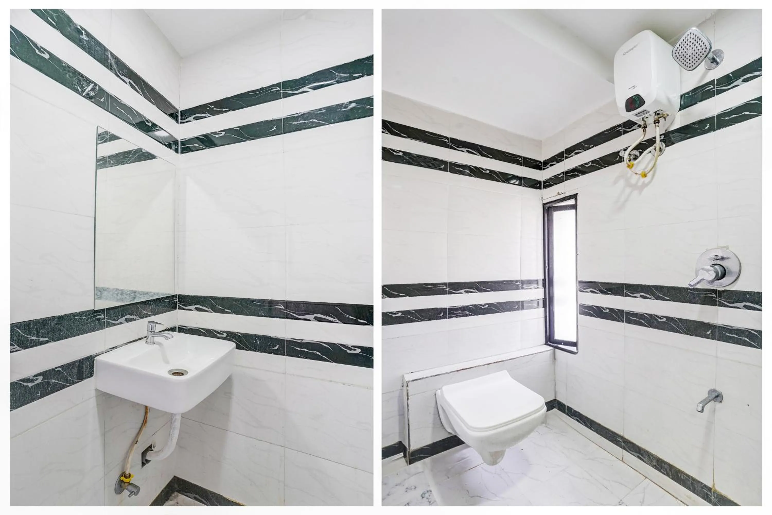 Bathroom in Super Collection O Maninagar Near Railway Station formerly A1 Residency