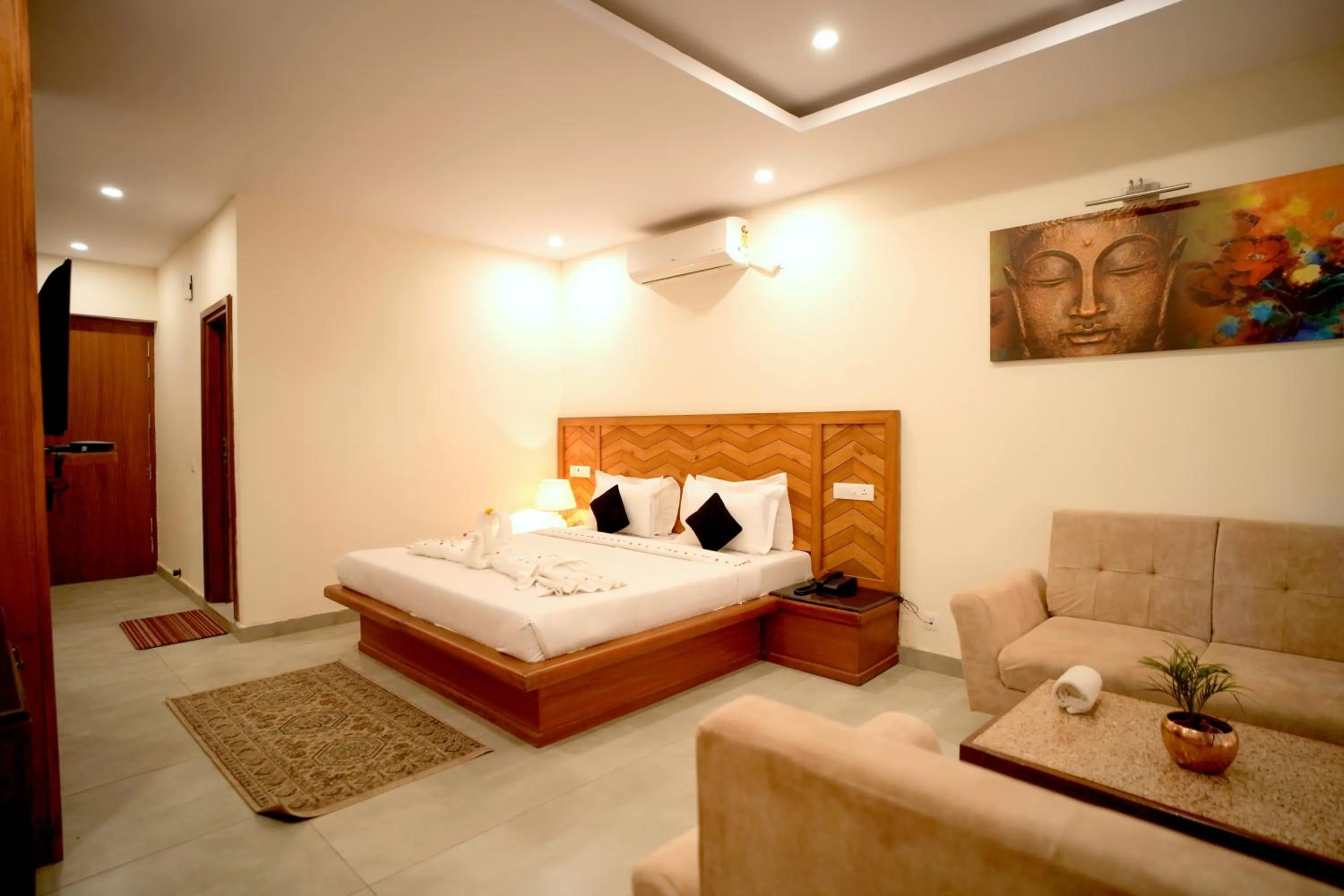 Bed in Shivalik Hotel And Resorts