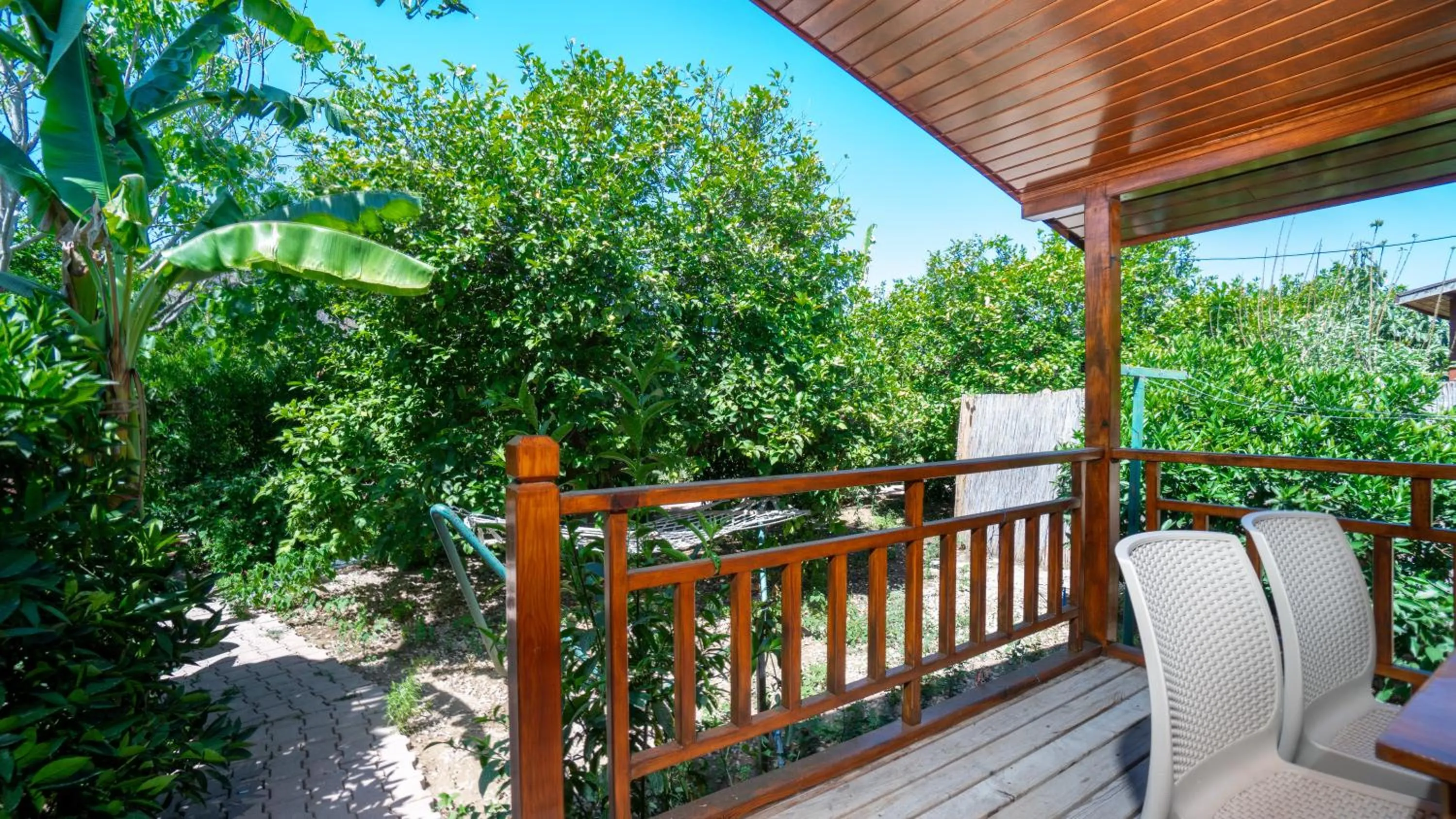 Patio in Lemon Garden Lodge