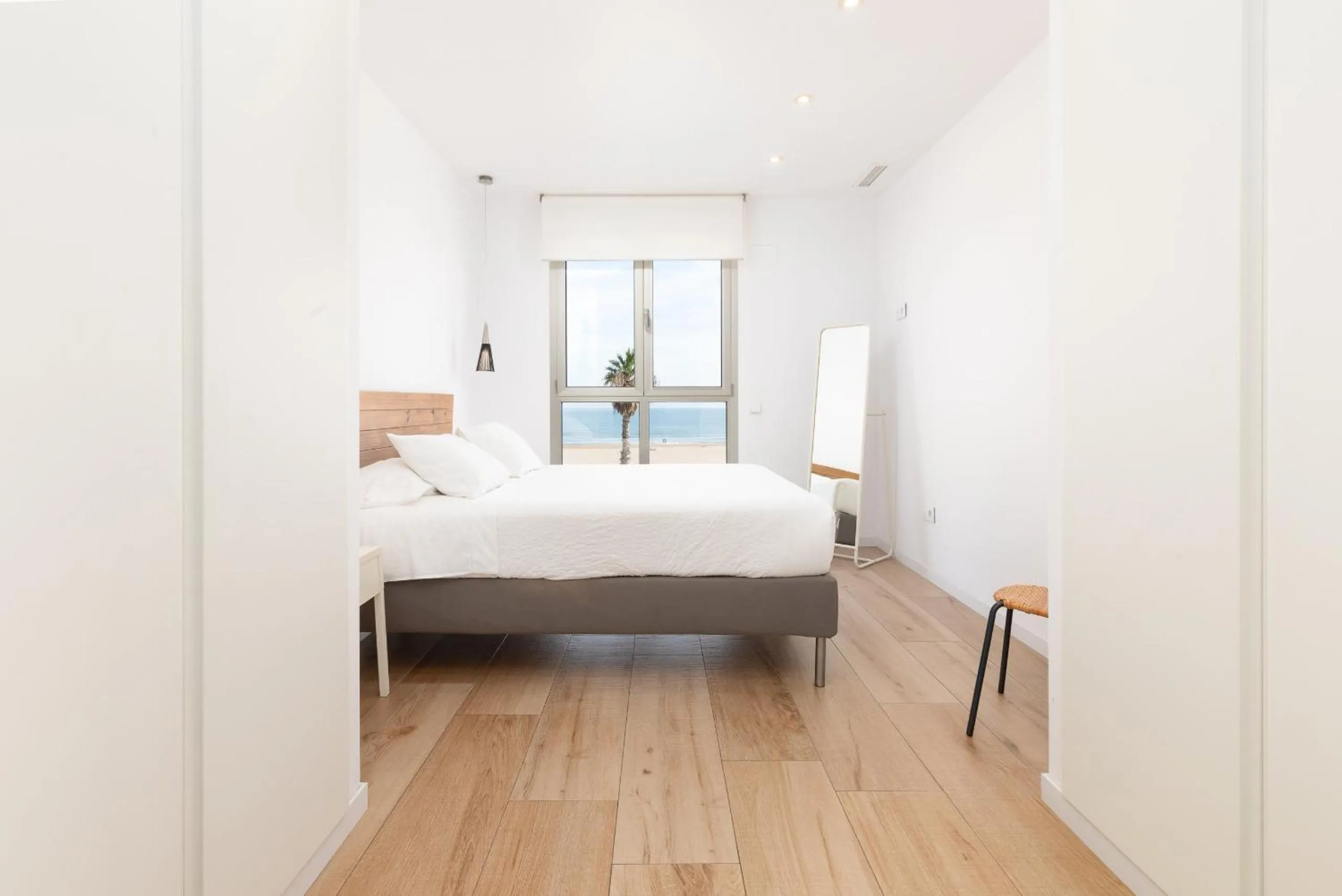 Bed in ApartUP Patacona Deluxe