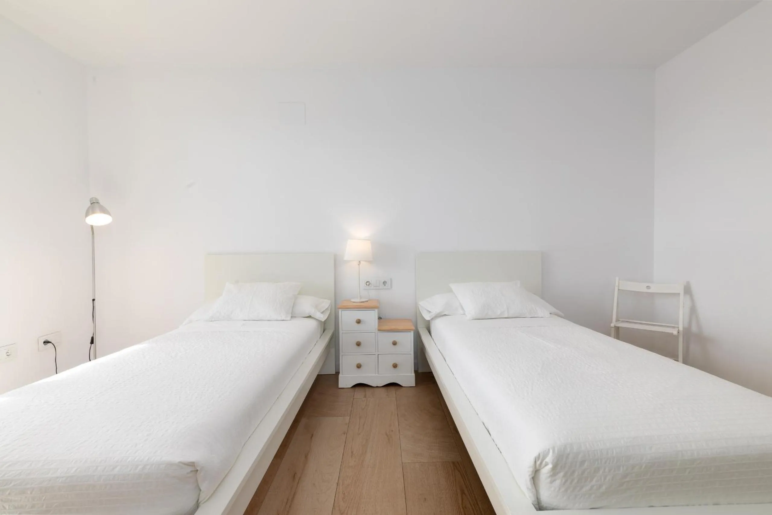 Bed in ApartUP Patacona Deluxe