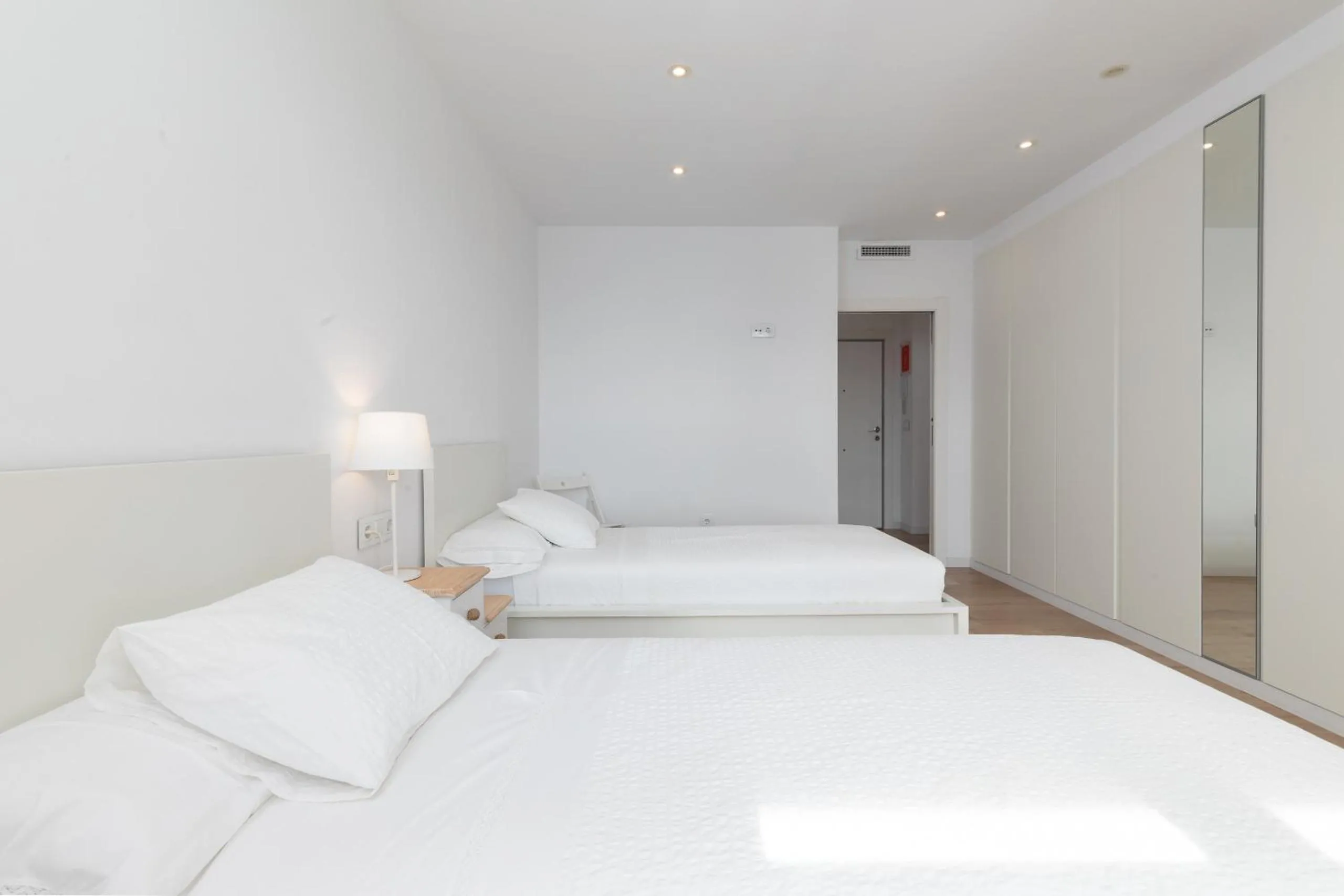 Bed in ApartUP Patacona Deluxe