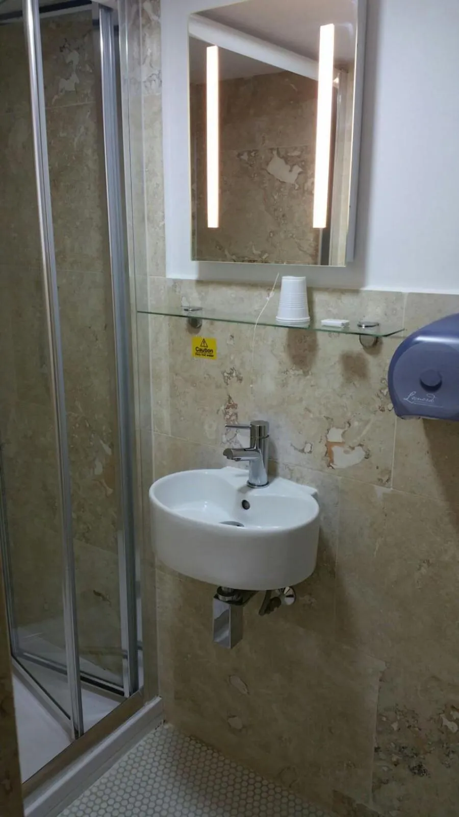 Shower in St George Hotel Great Yarmouth