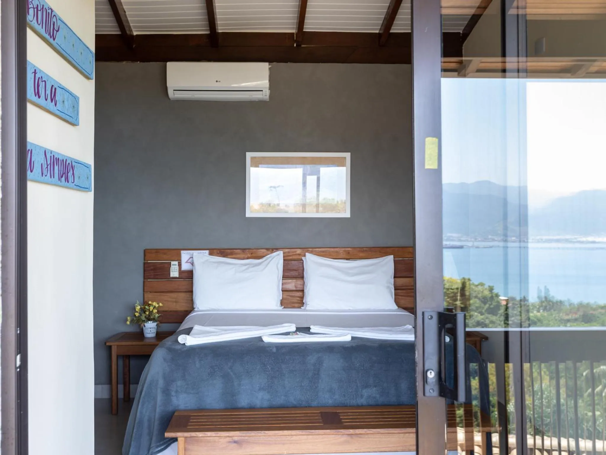 Bed in Eco Baepi Residence