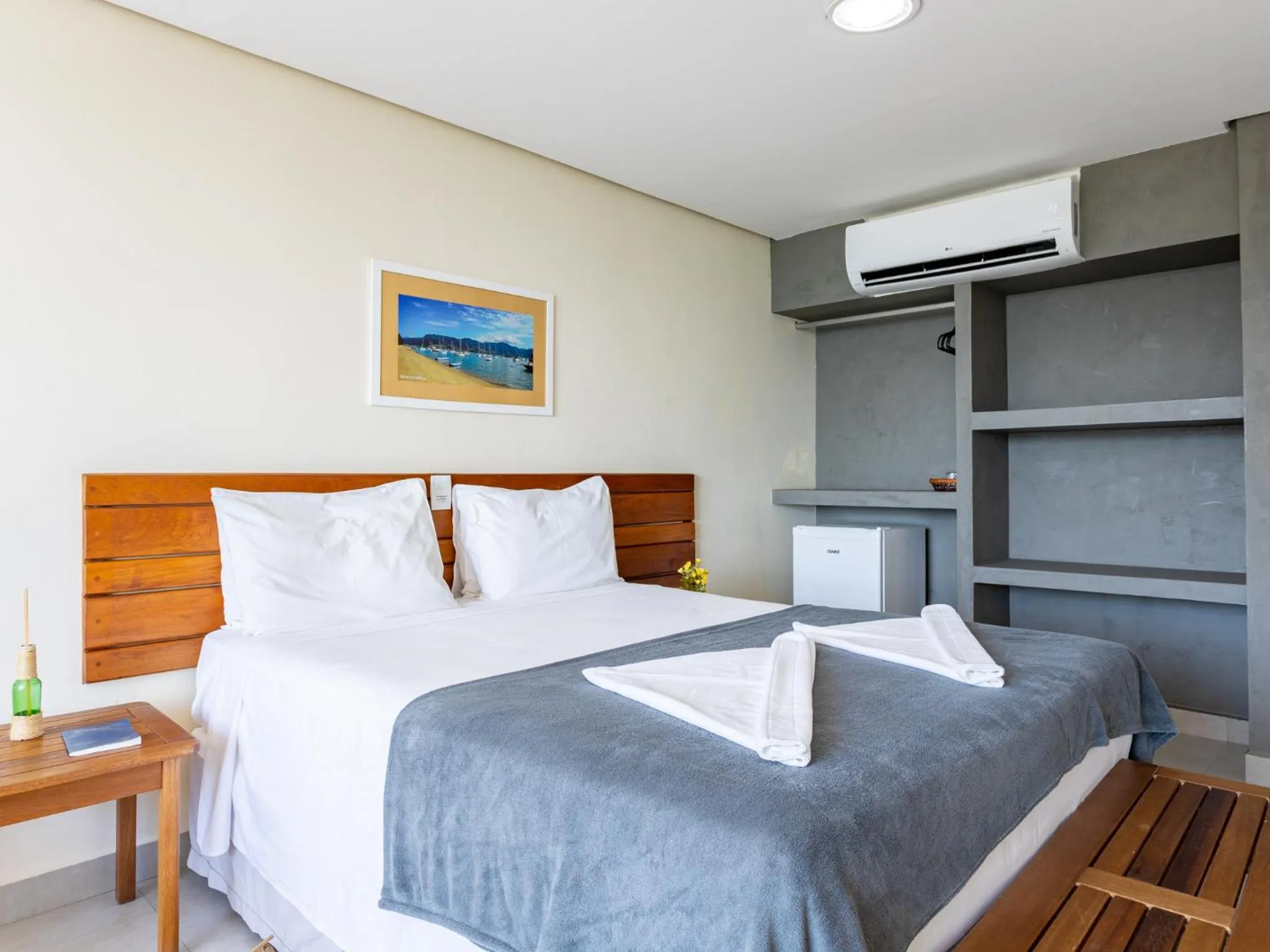 Bed in Eco Baepi Residence