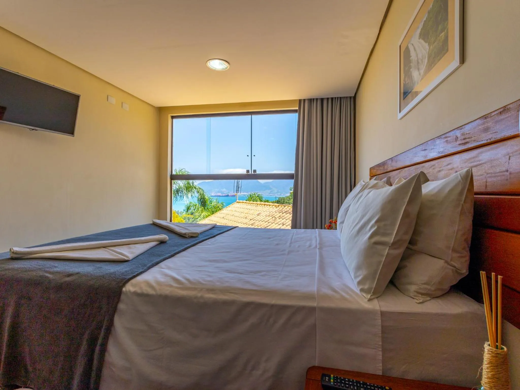 TV and multimedia, Bed in Eco Baepi Residence