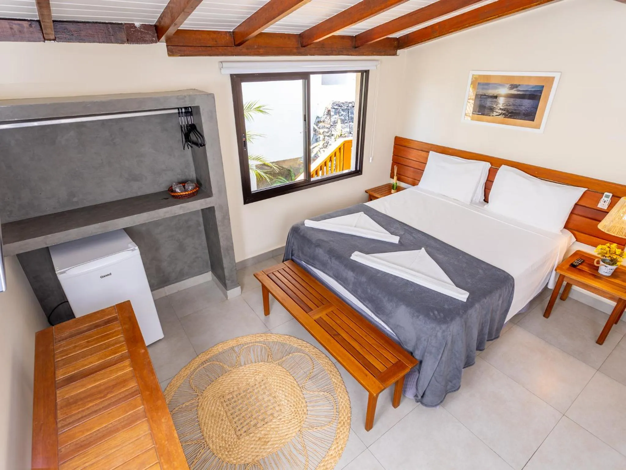 Bed in Eco Baepi Residence