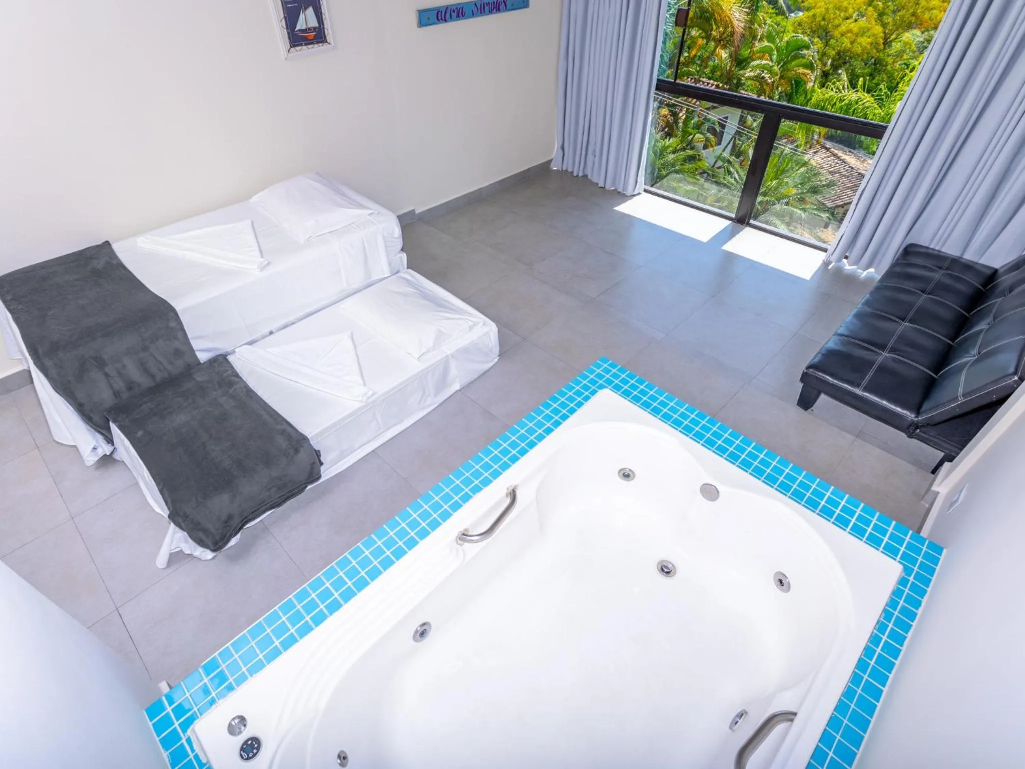 Bed in Eco Baepi Residence