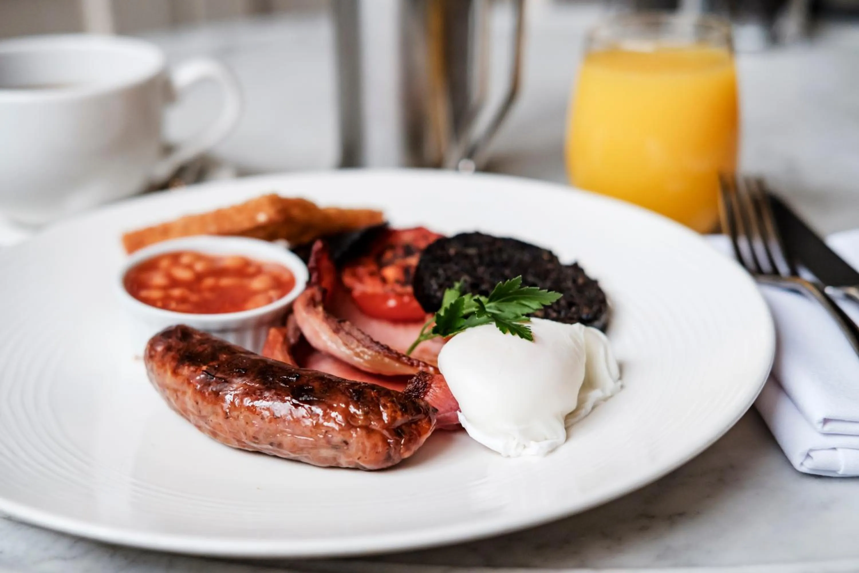 English/Irish breakfast in The Bay Tree Hotel