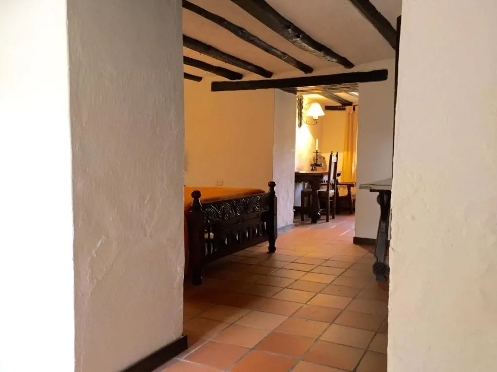 Decorative detail, Bed in Hotel San Luis de Ucuengá