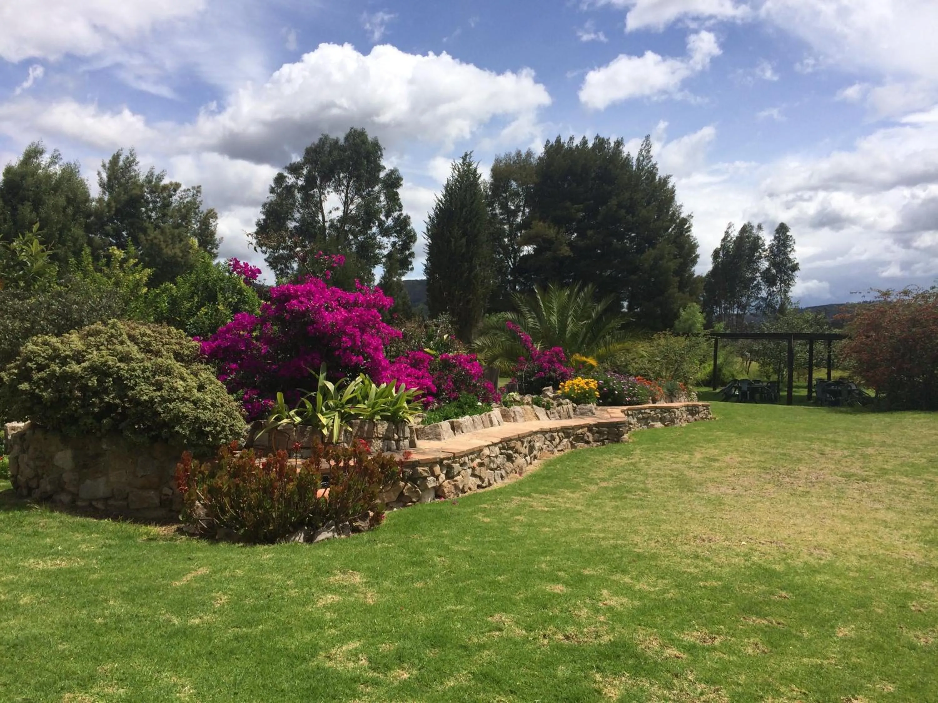 Garden view in Hotel San Luis de Ucuengá
