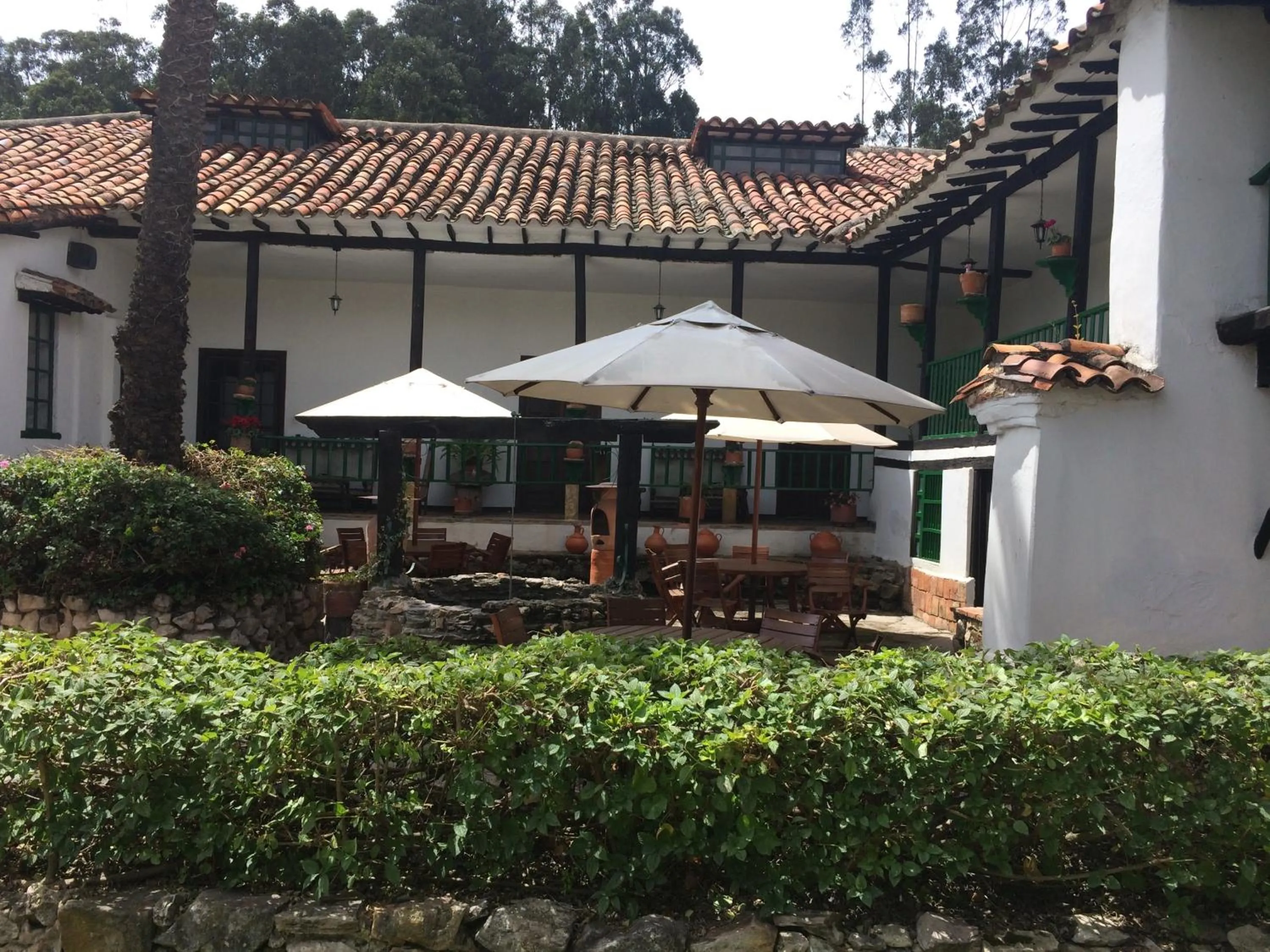 Garden view in Hotel San Luis de Ucuengá