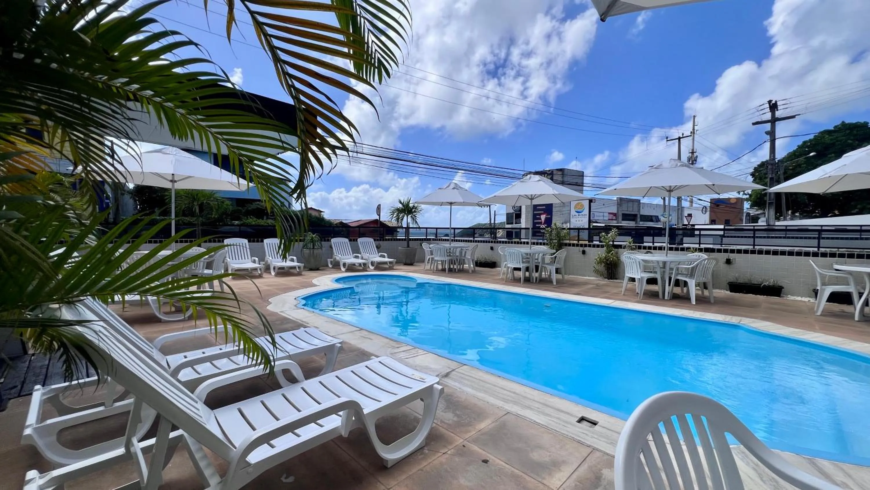 Pool view in Las Brisas Beach Hotel