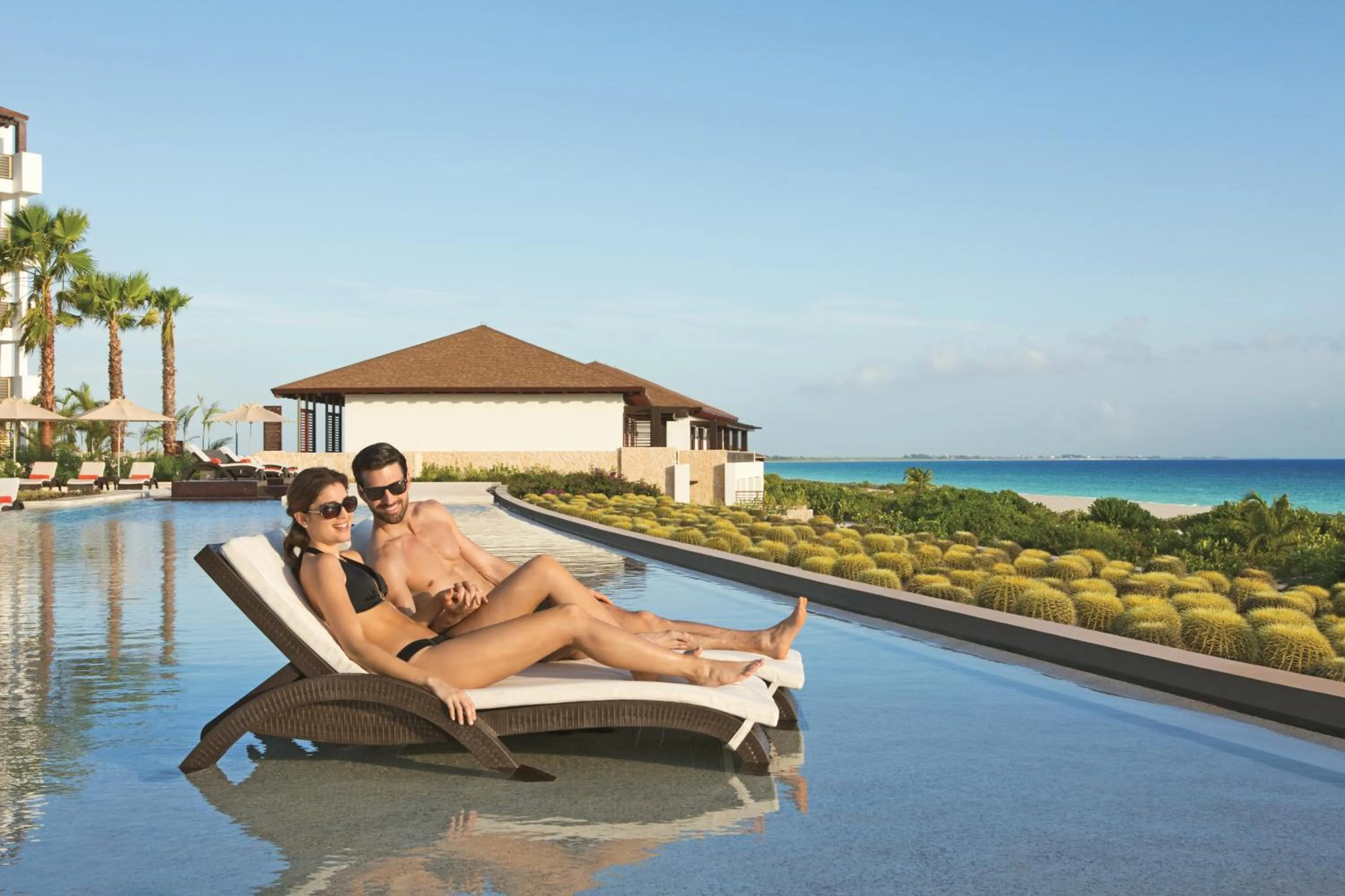 Swimming pool in Secrets Playa Mujeres Golf & Spa Resort - All Inclusive Adults Only - Grand Reopening Coming Soon!