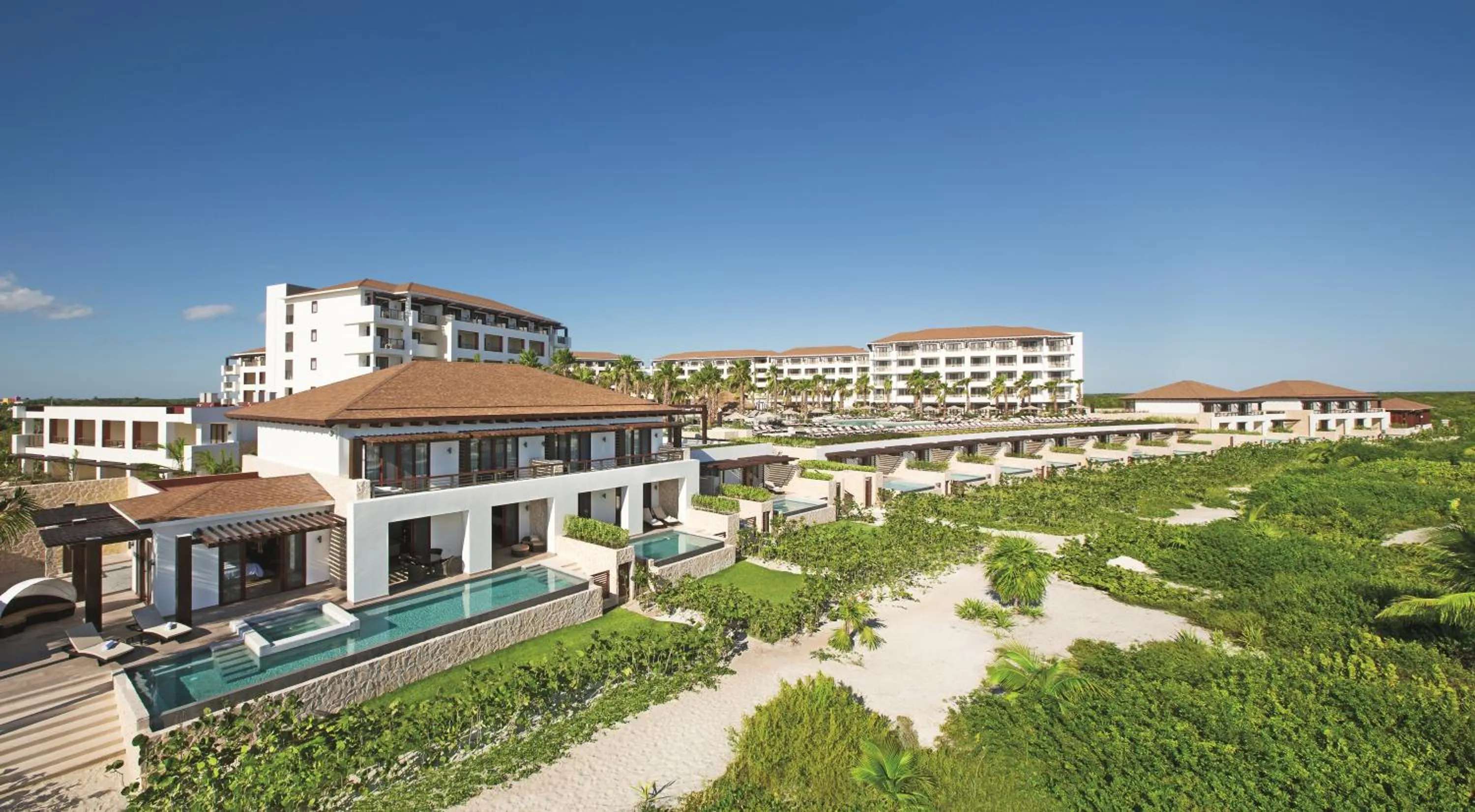 Bird's eye view in Secrets Playa Mujeres Golf & Spa Resort - All Inclusive Adults Only - Grand Reopening Coming Soon!