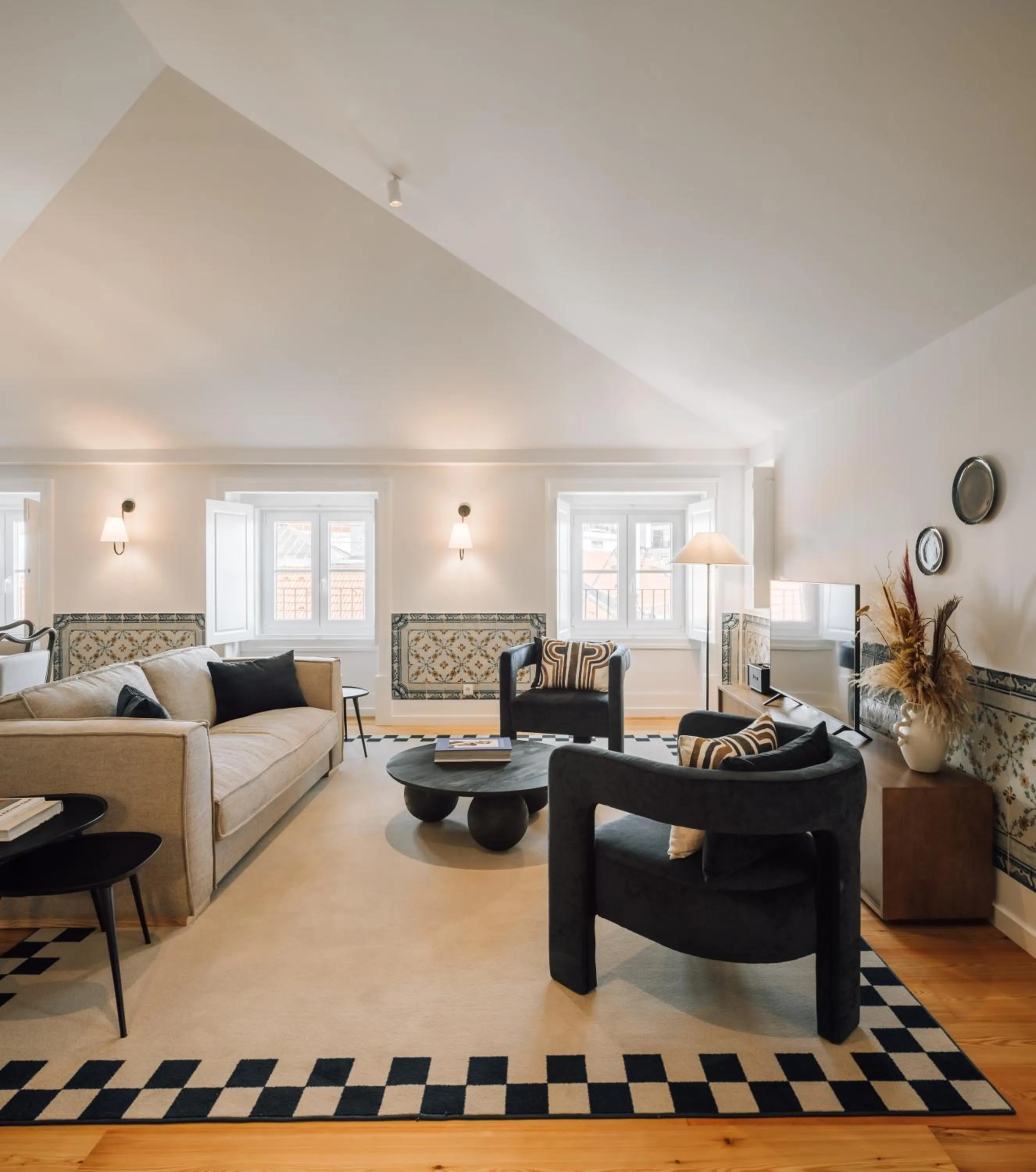 Living room, Bed in Ando Living - Madalena House