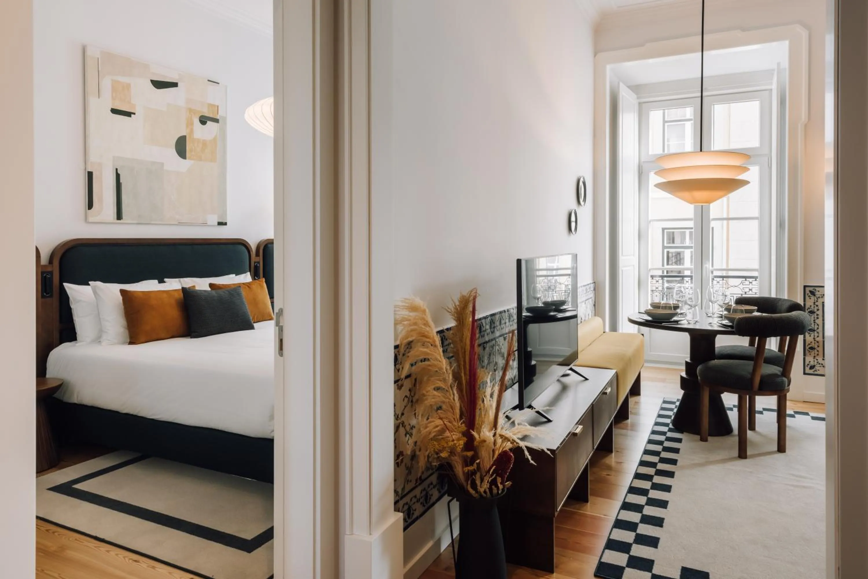 Living room, Bed in Ando Living - Madalena House